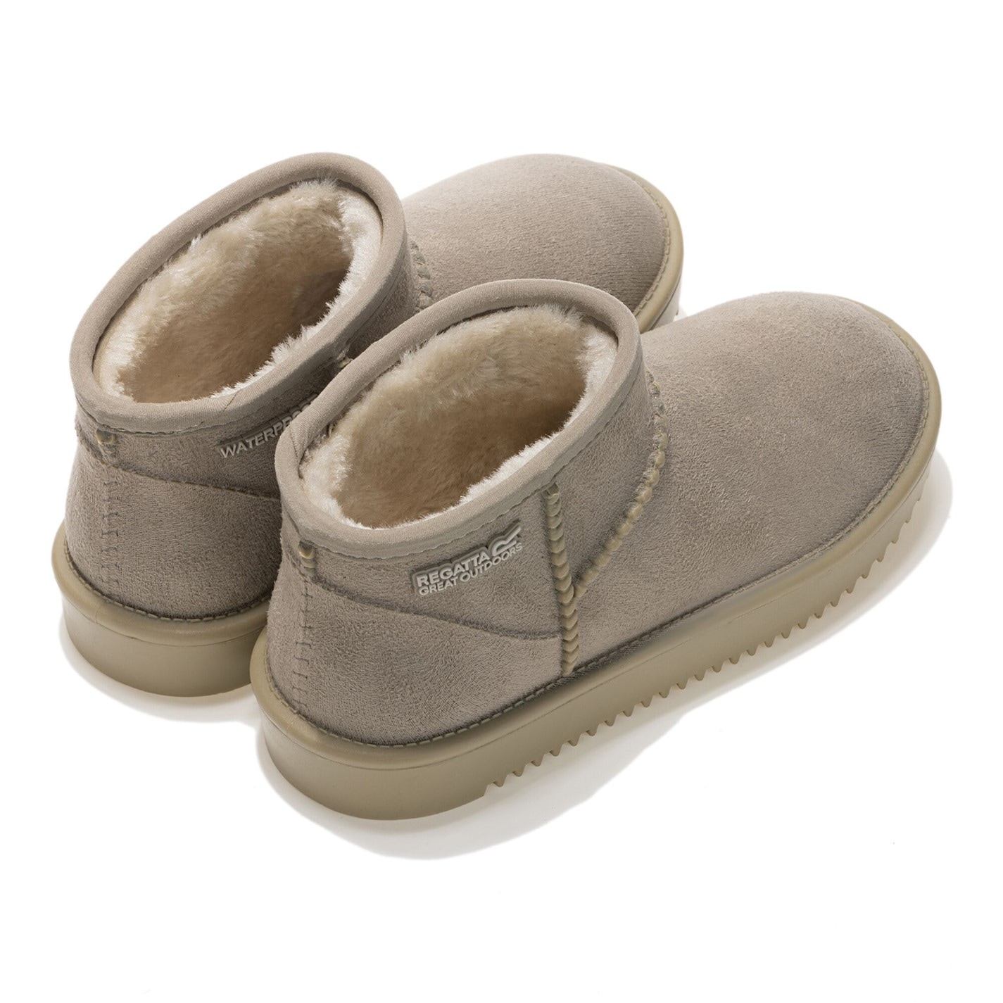 Regatta Soft Taupe 1876119 Kids Risley Short Waterproof Boots - 6