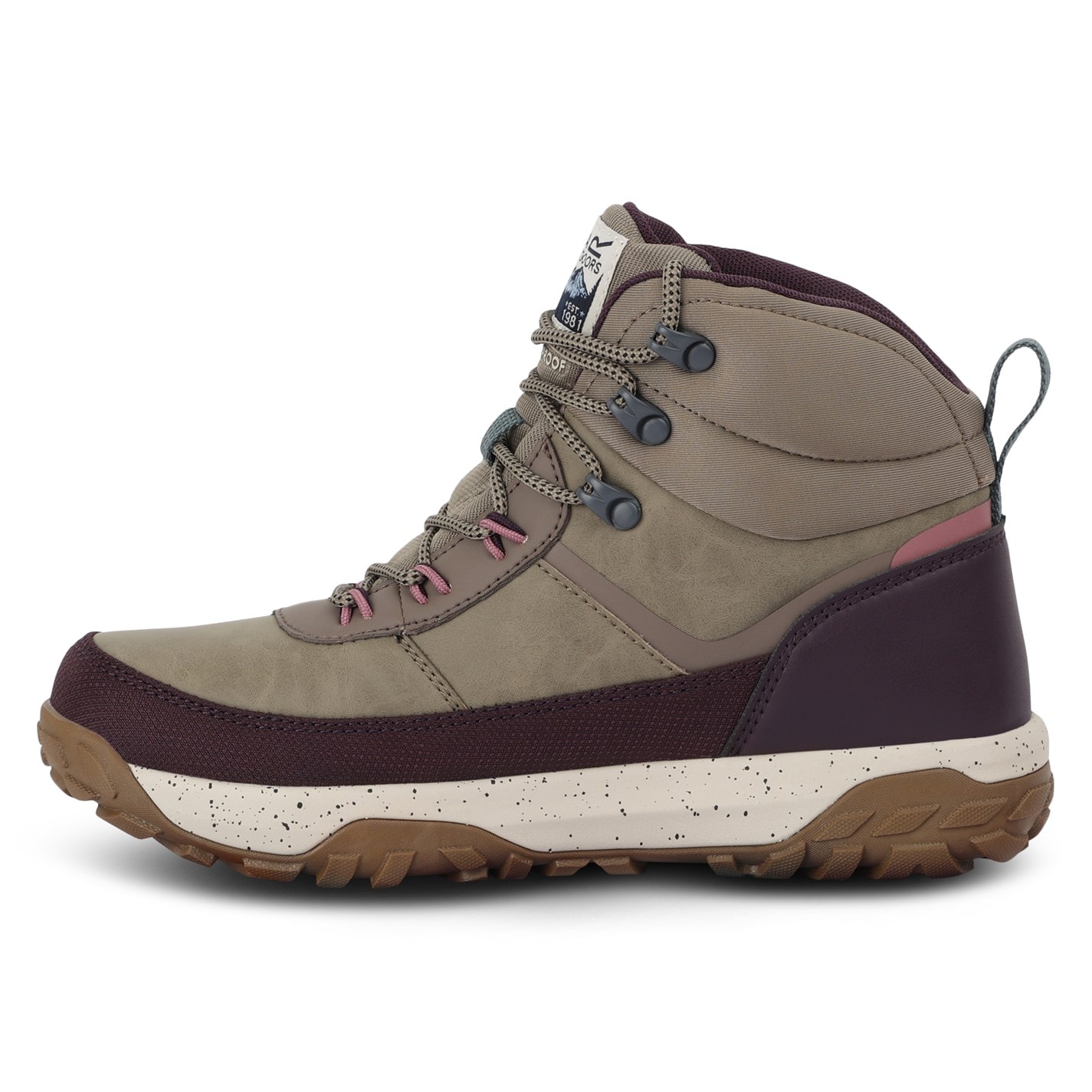 Boty Regatta Fig Purple 8382464 Women's Shayford ISOTEX Waterproof Synthetic Leather Waterproof Hiking Boots - 13