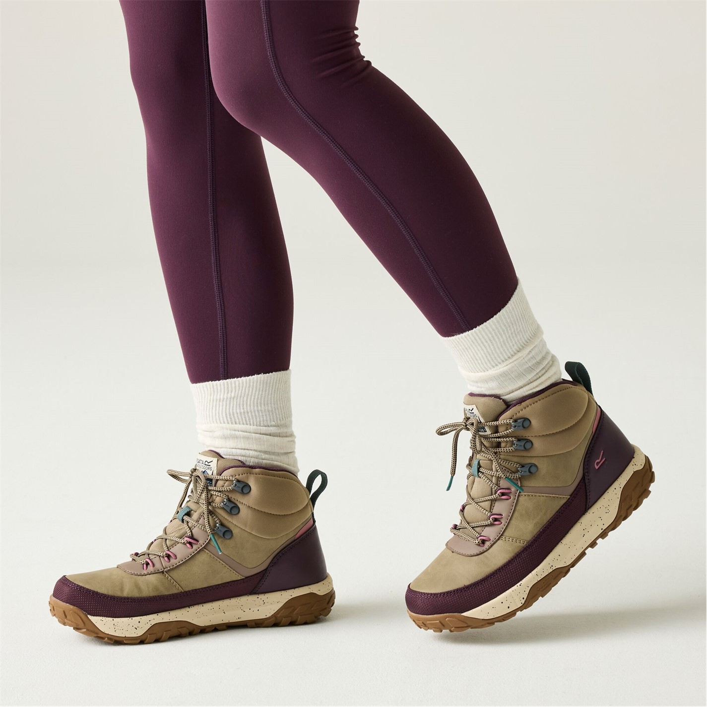 Boty Regatta Fig Purple 8382464 Women's Shayford ISOTEX Waterproof Synthetic Leather Waterproof Hiking Boots - 3