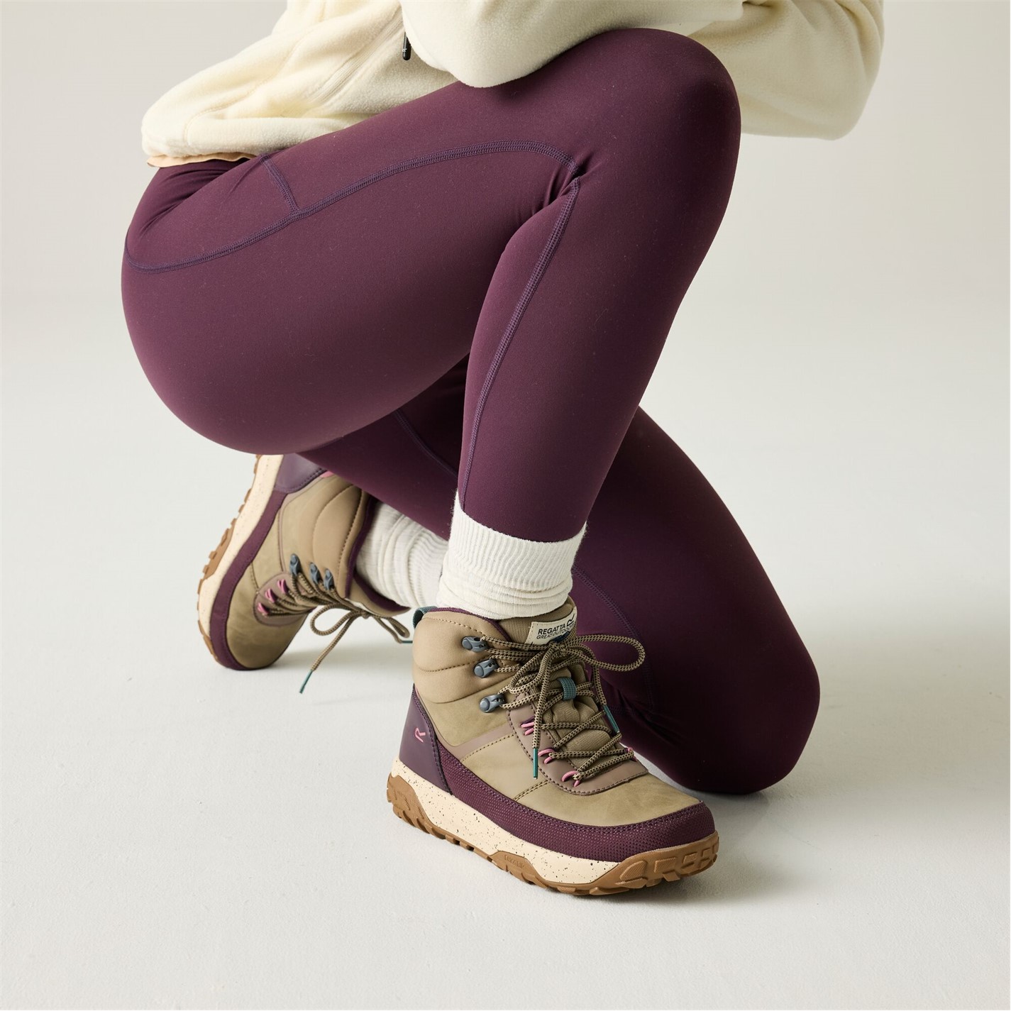 Boty Regatta Fig Purple 8382464 Women's Shayford ISOTEX Waterproof Synthetic Leather Waterproof Hiking Boots - 4