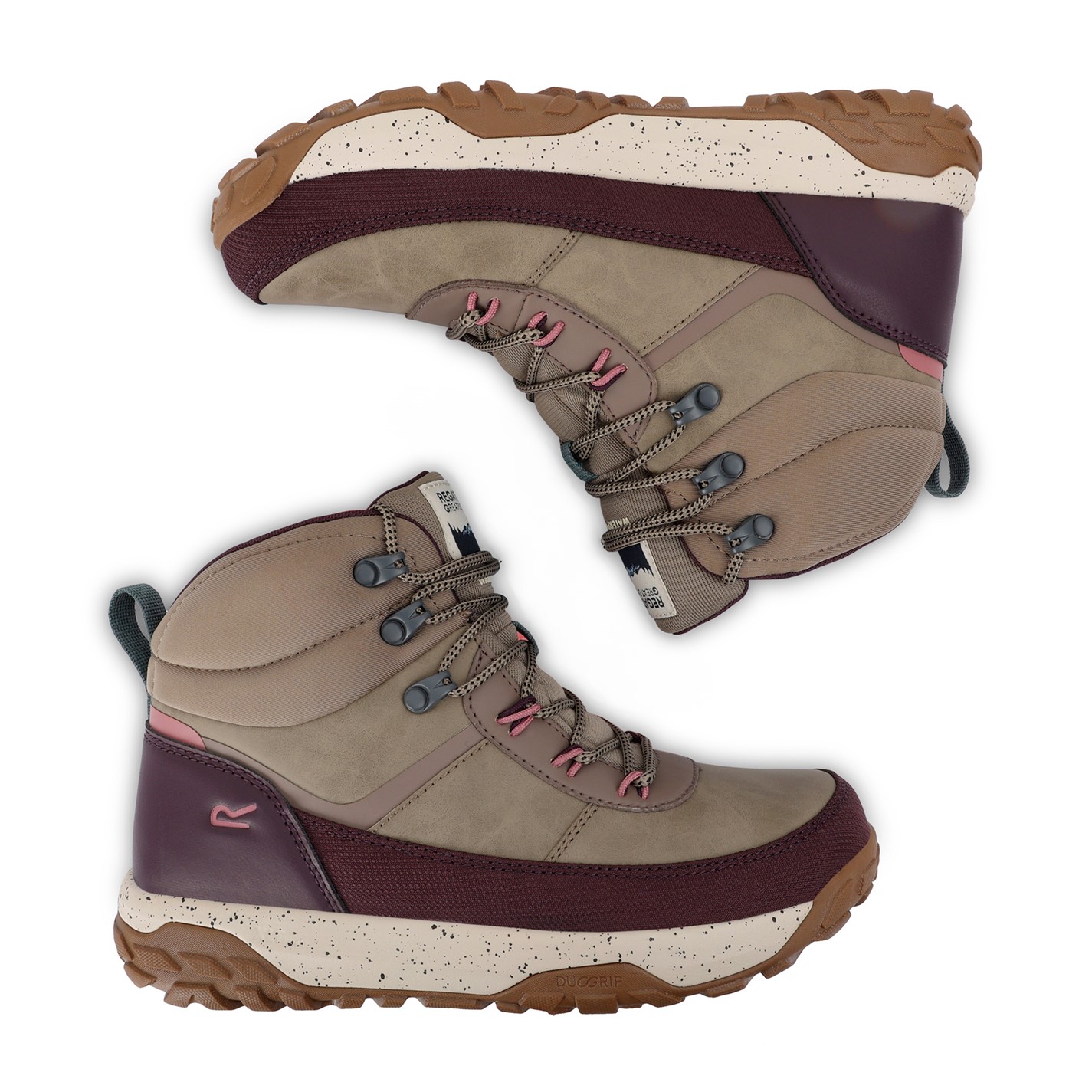 Boty Regatta Fig Purple 8382464 Women's Shayford ISOTEX Waterproof Synthetic Leather Waterproof Hiking Boots - 7