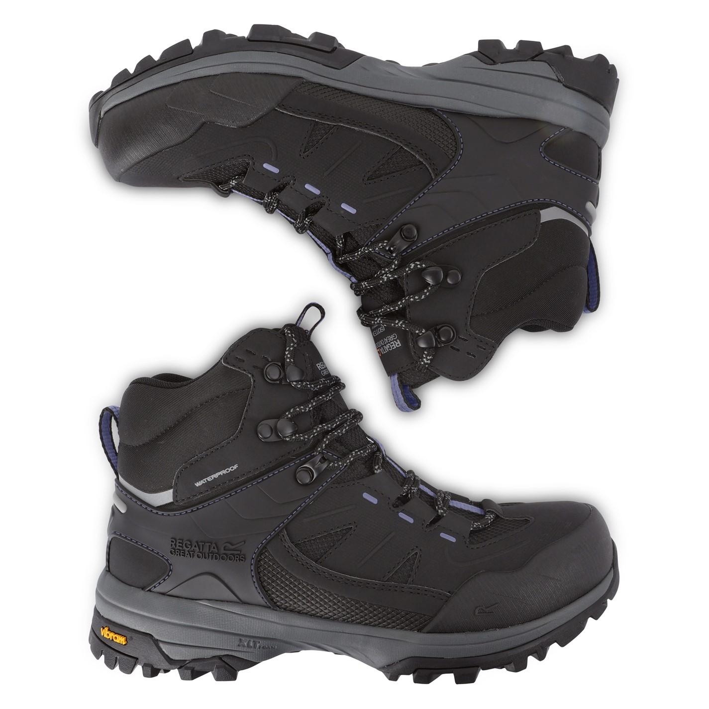 Topánky Regatta Blk 579971 Womens Regen Waterproof Isotex Boots - 3