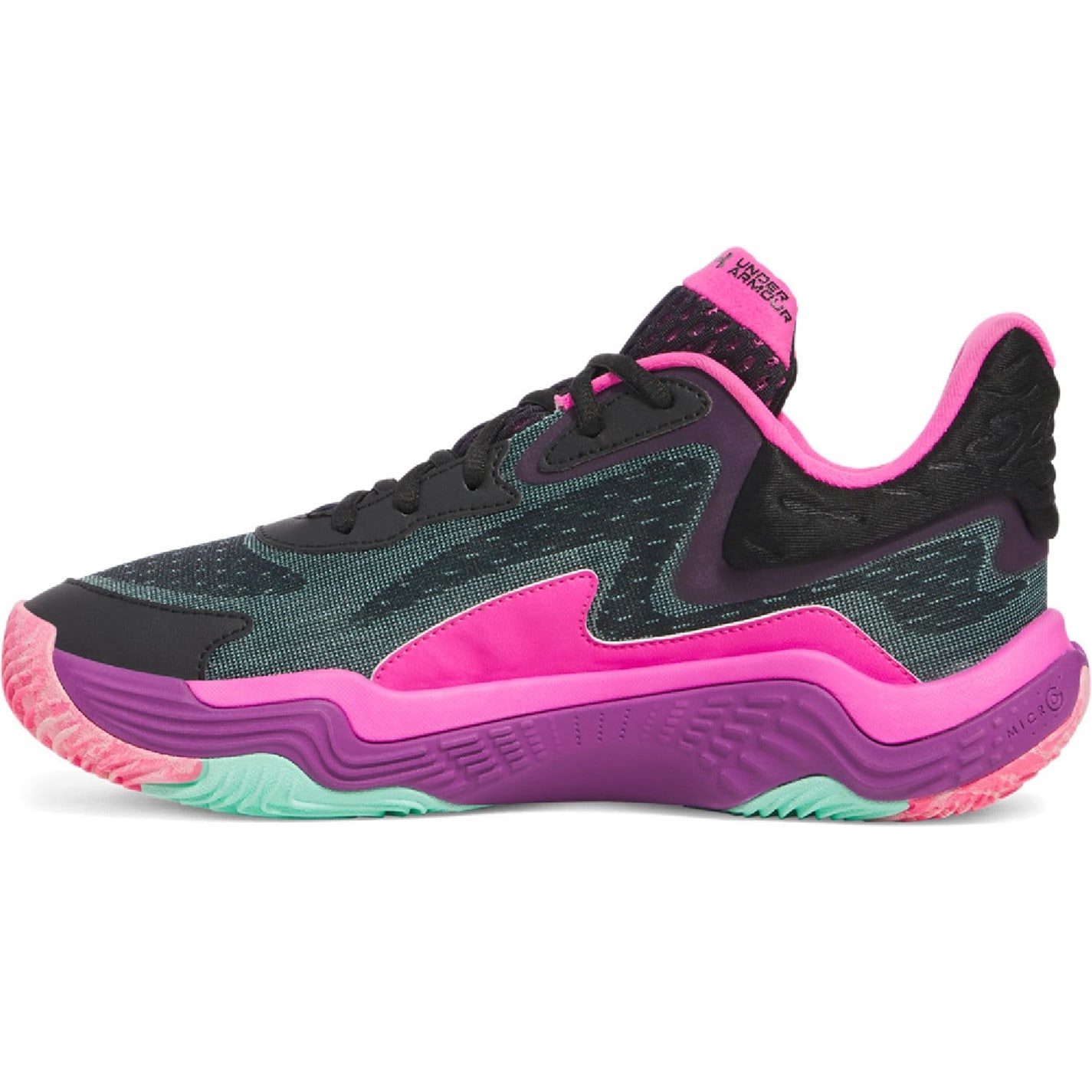 Tenisky Under Armour Black 6594034 Spawn 7 Basketball Shoes - 3