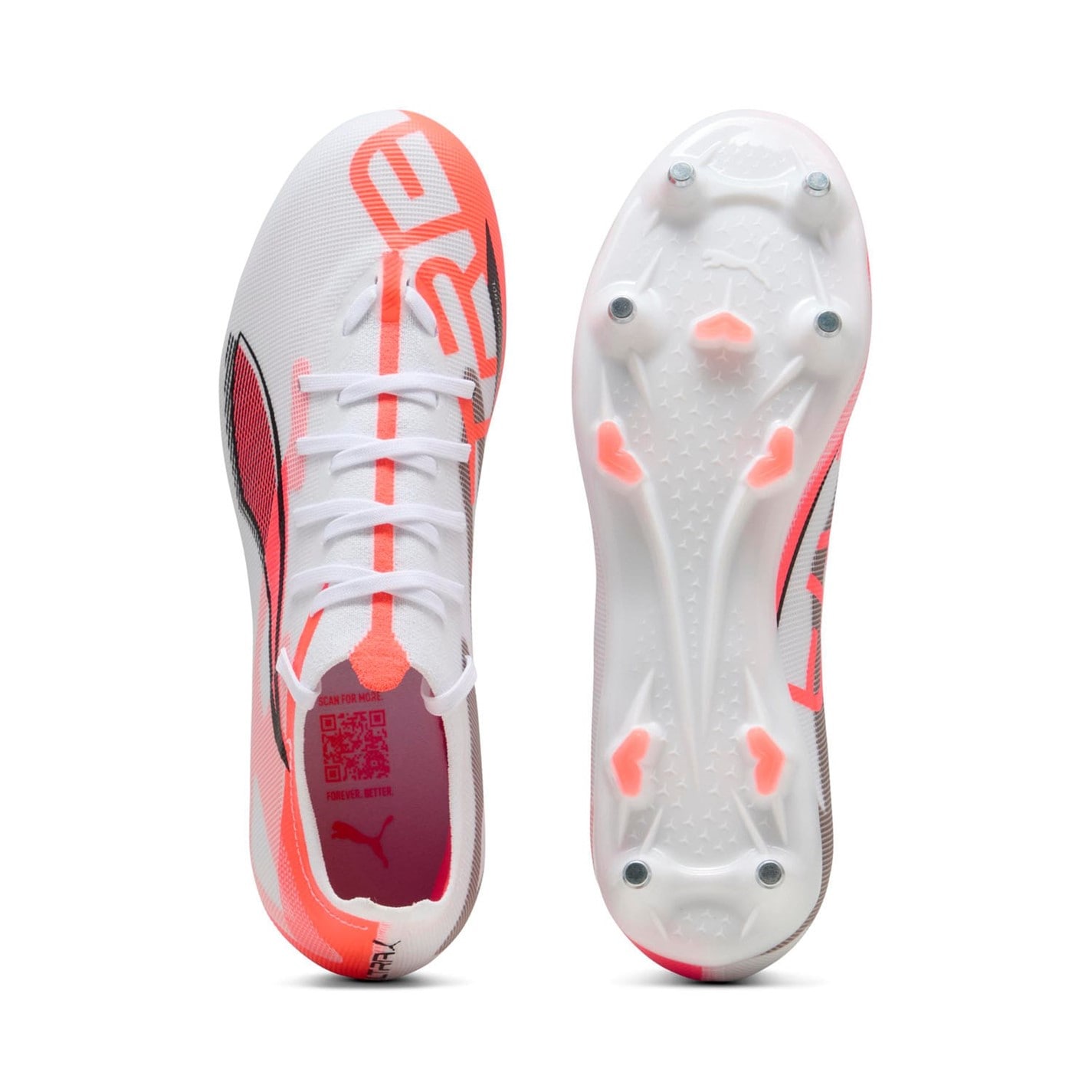 Kopačky Puma PUMA Ultra 5 Match Soft Ground Mens White 7614252 PUMA Ultra 5 Match Soft Ground Football Boots Mens - 4