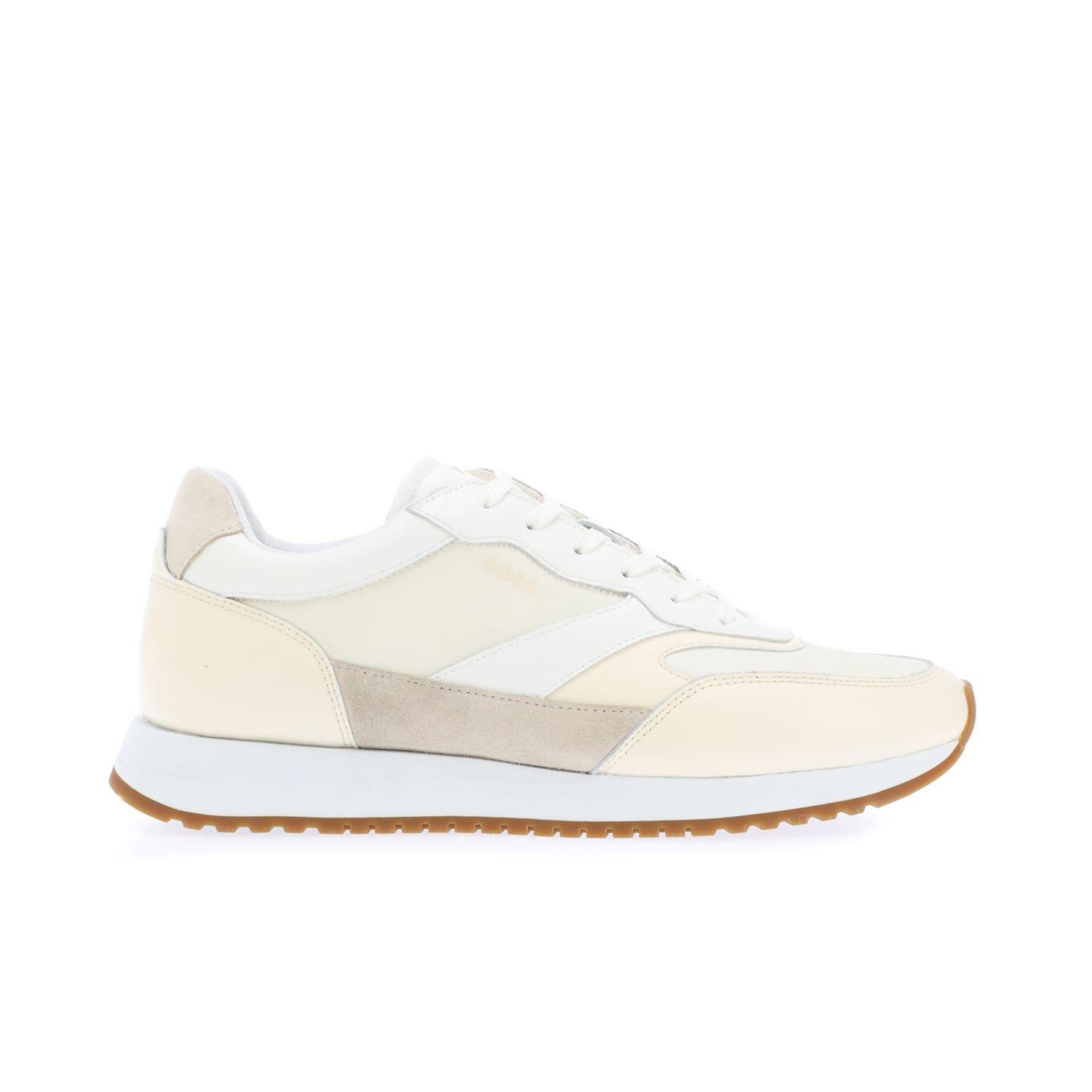 Boss White 3375733 Kai Runn Nymx 10259695 02 Road Running Shoes Womens - 1