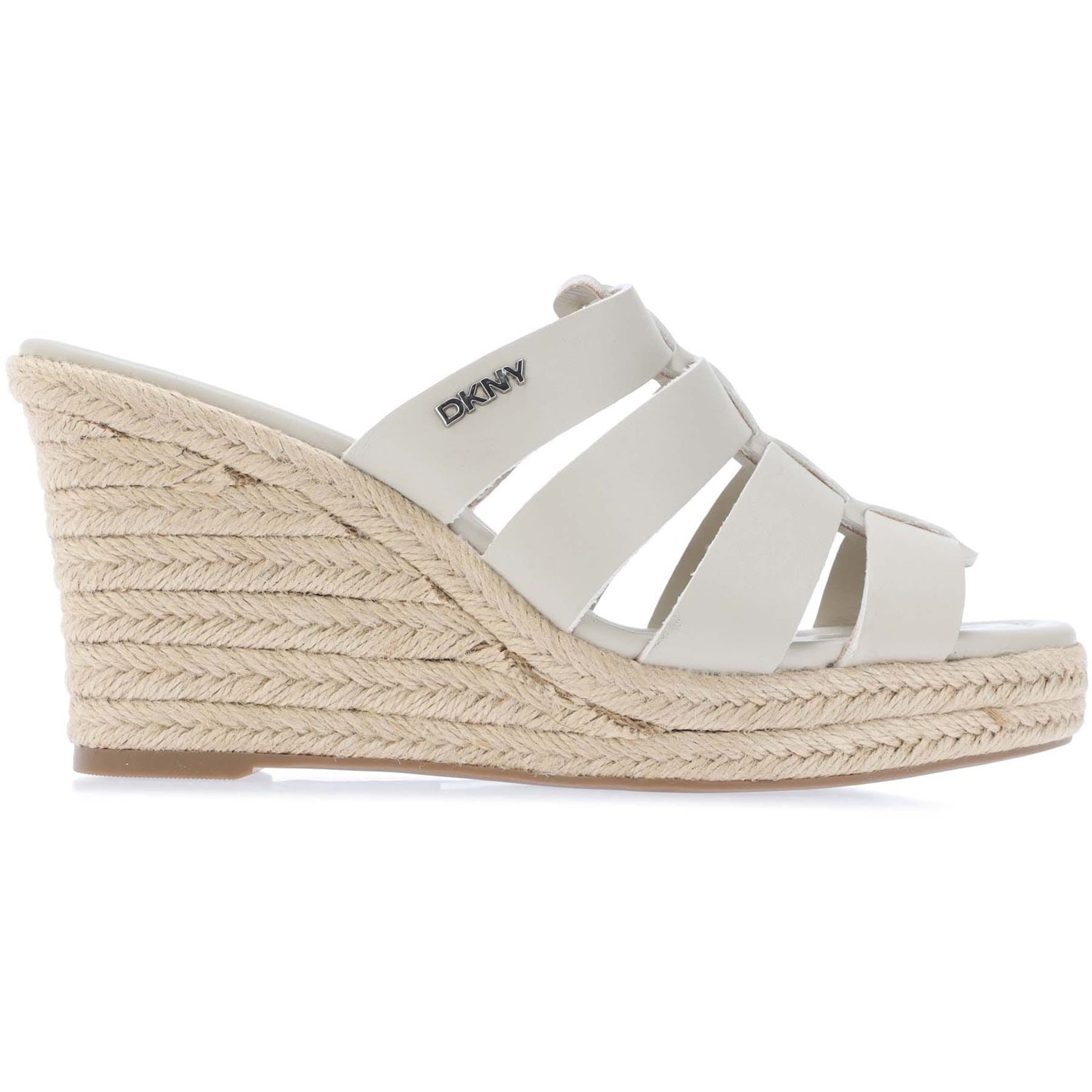 DKNY White 8472163 Cintera Wedge Sandals - 1