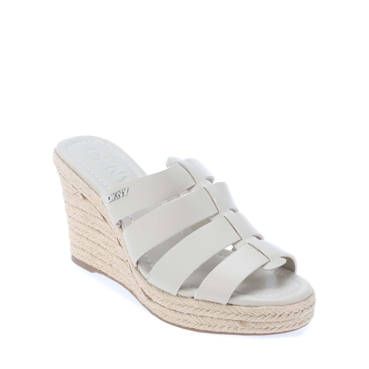 DKNY White 8472163 Cintera Wedge Sandals - 2