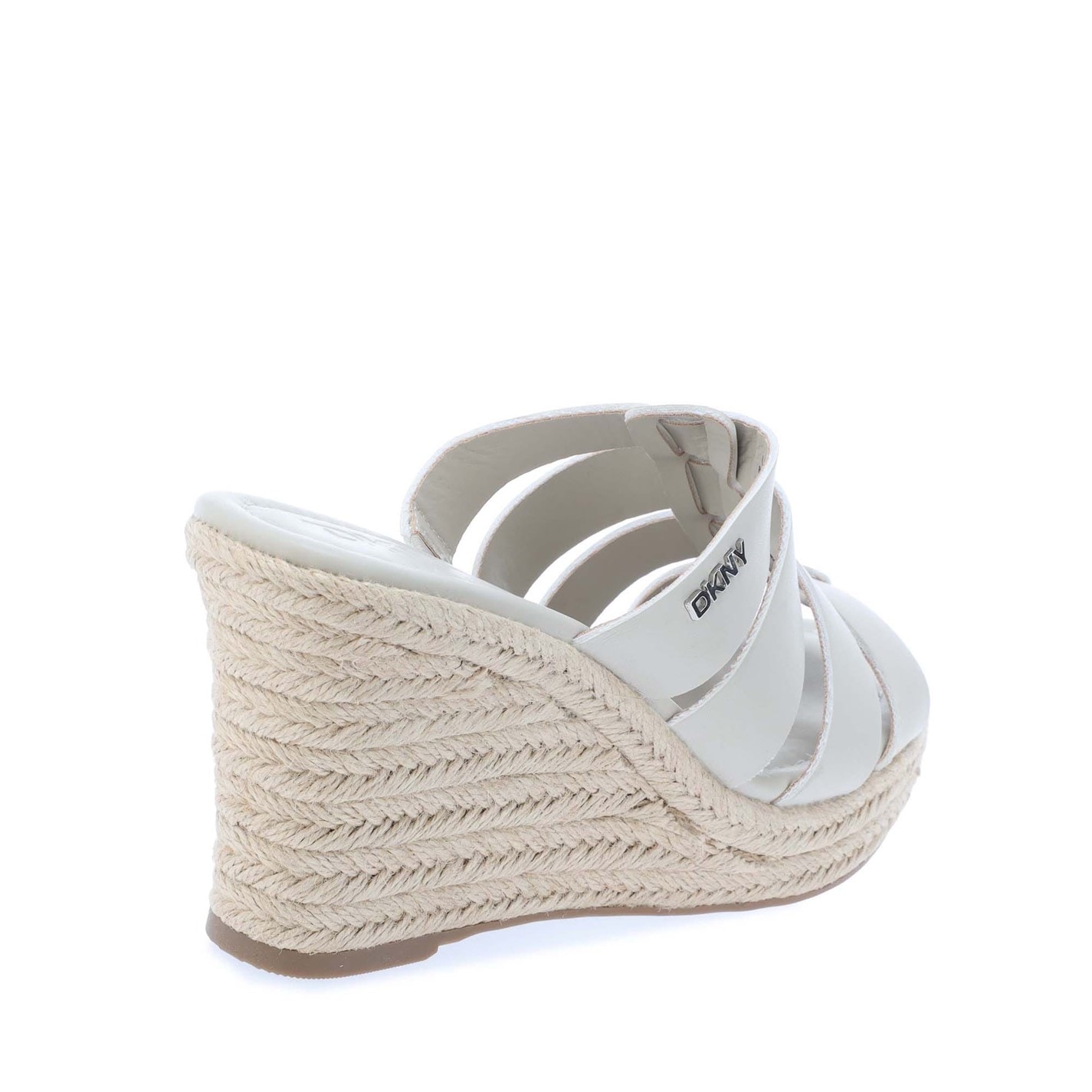 DKNY White 8472163 Cintera Wedge Sandals - 3