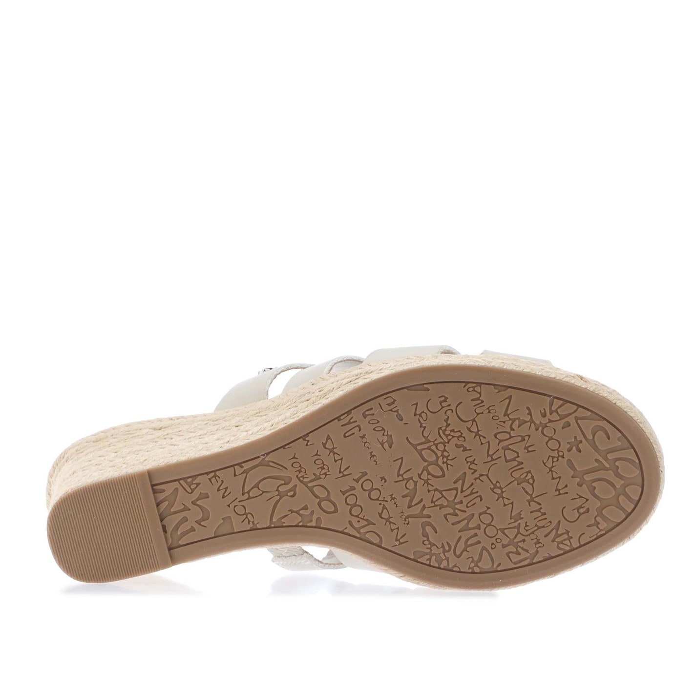 DKNY White 8472163 Cintera Wedge Sandals - 4