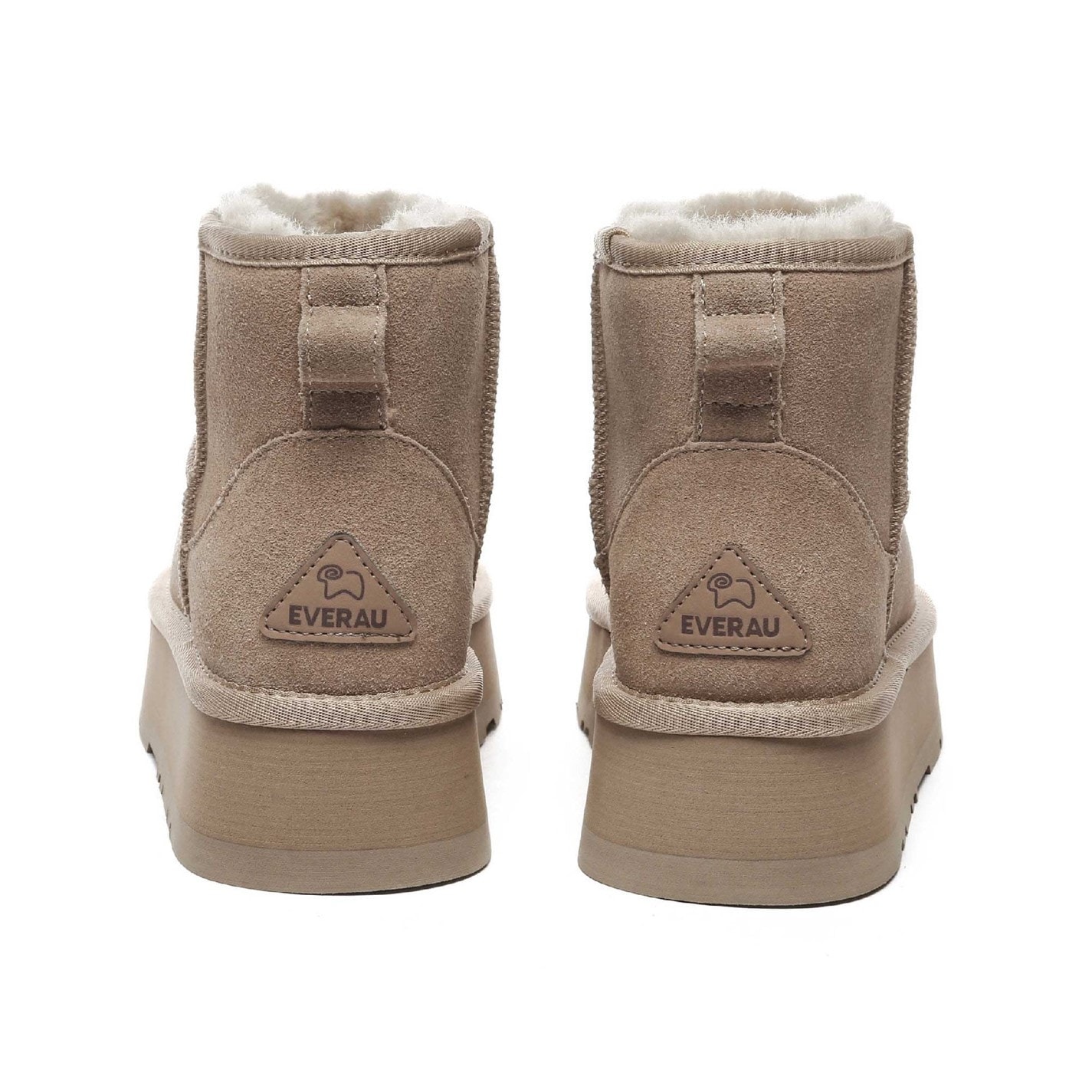 Topánky EverAu Brown 743269 Dusky Mini Classic Platform Boots - 4