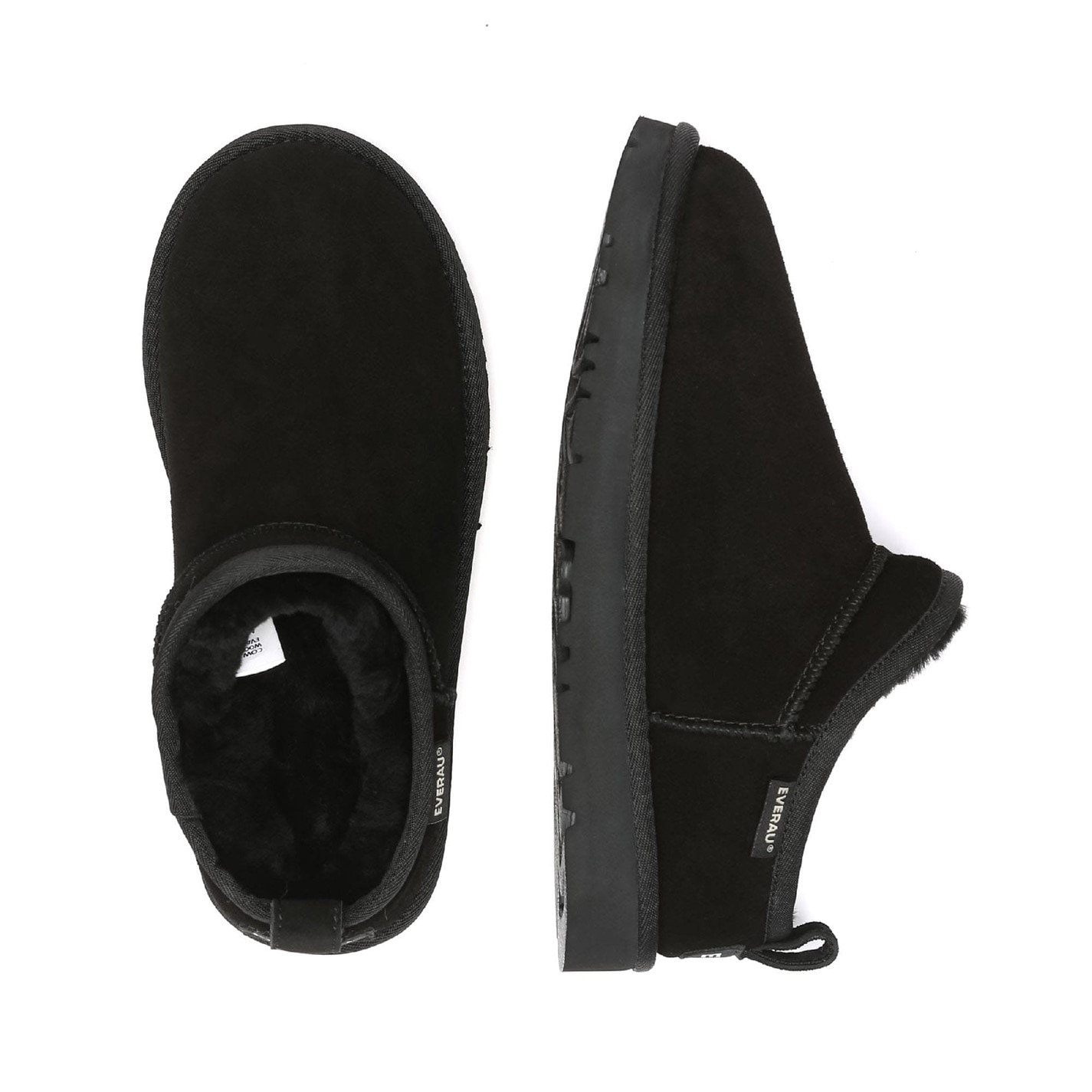 EverAu Black 8285146 Quail Micro Slippers - 3