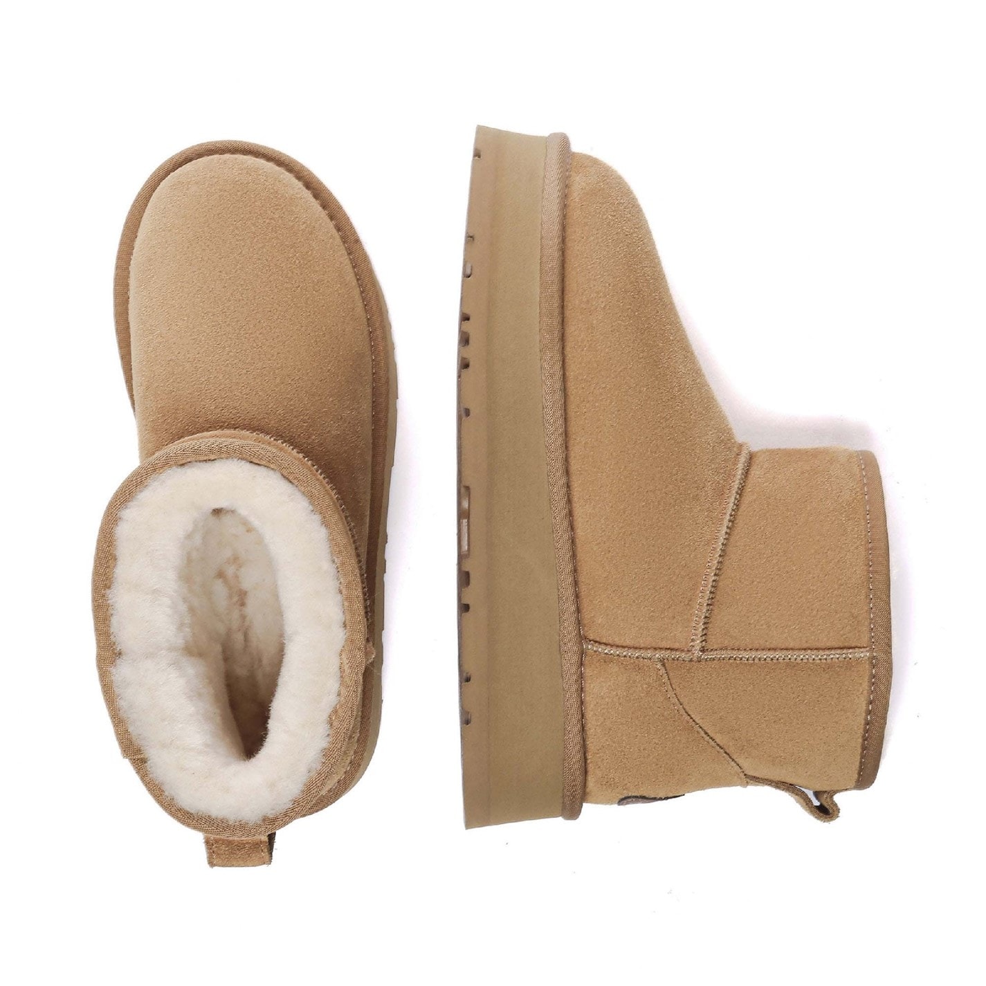 Topánky EverAu Chestnut 9359912 Dusky Mini Classic Platform Boots - 3