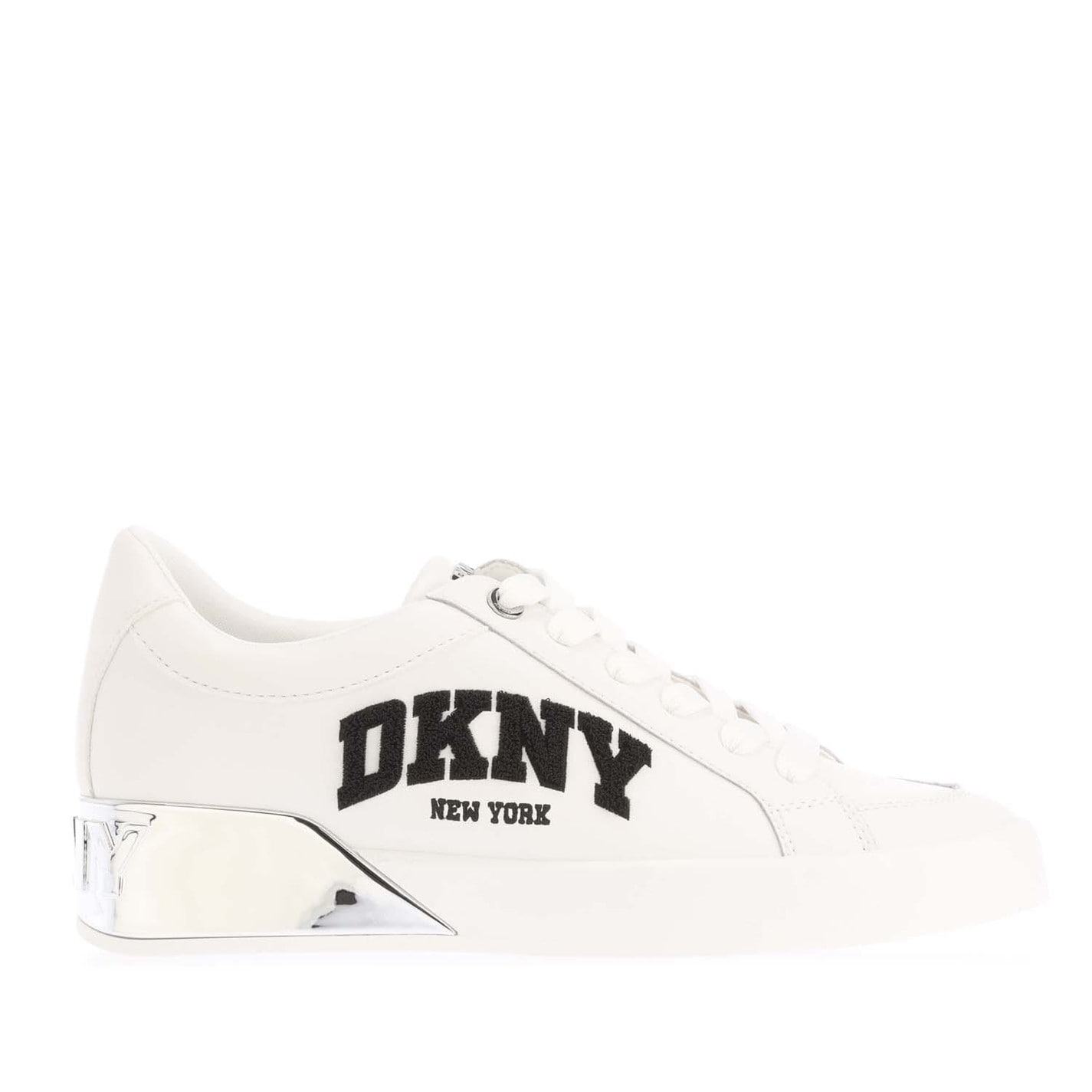 Tenisky DKNY White 7055960 Maben Varsity Lace Up Trainers - 1