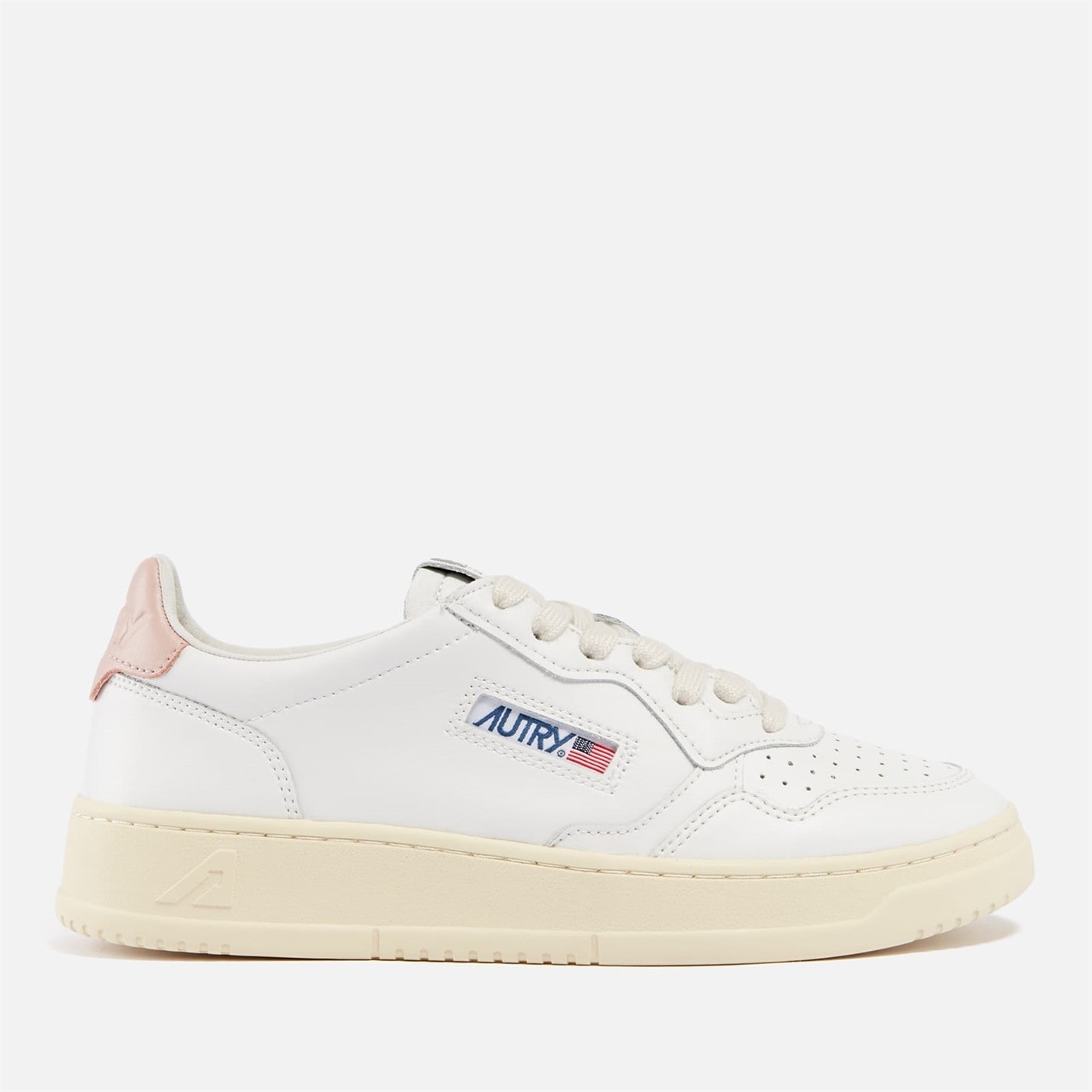 Tenisky Autry White pink 5138916 Medalist Leather Court Trainers - 1