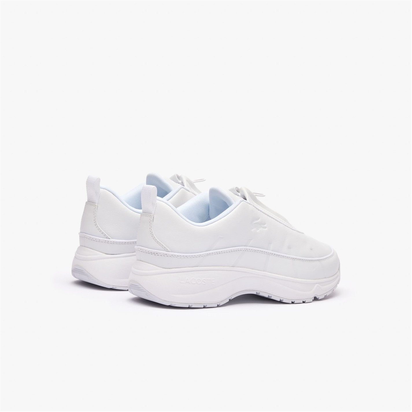 Tenisky Lacoste White 215812 Audyssor Zip OG Leather Trainers - 3