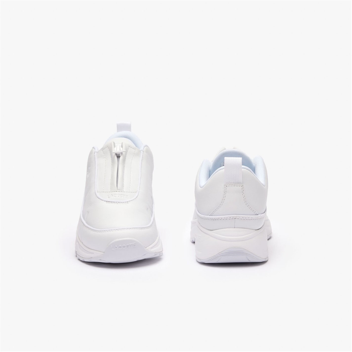 Tenisky Lacoste White 215812 Audyssor Zip OG Leather Trainers - 5