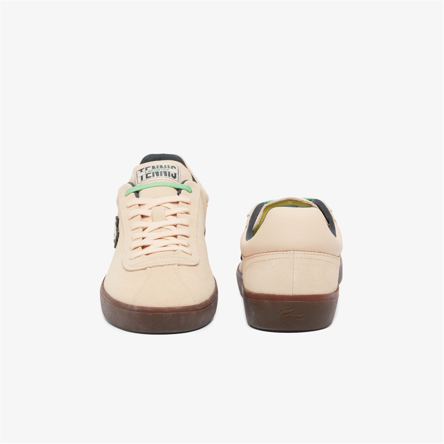 Tenisky Lacoste Pink 4502593 Baseshot Suede Trainers - 5