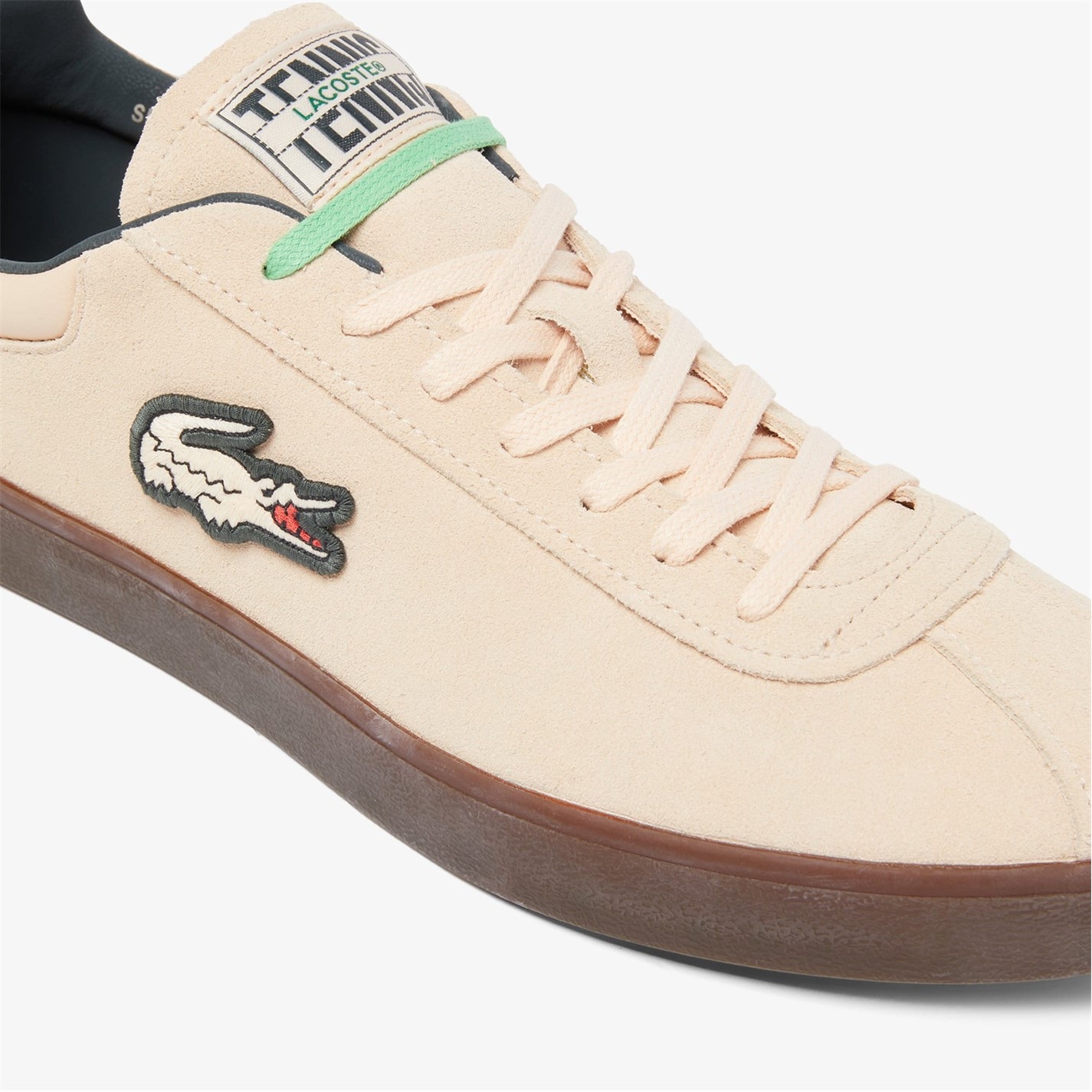Tenisky Lacoste Pink 4502593 Baseshot Suede Trainers - 6