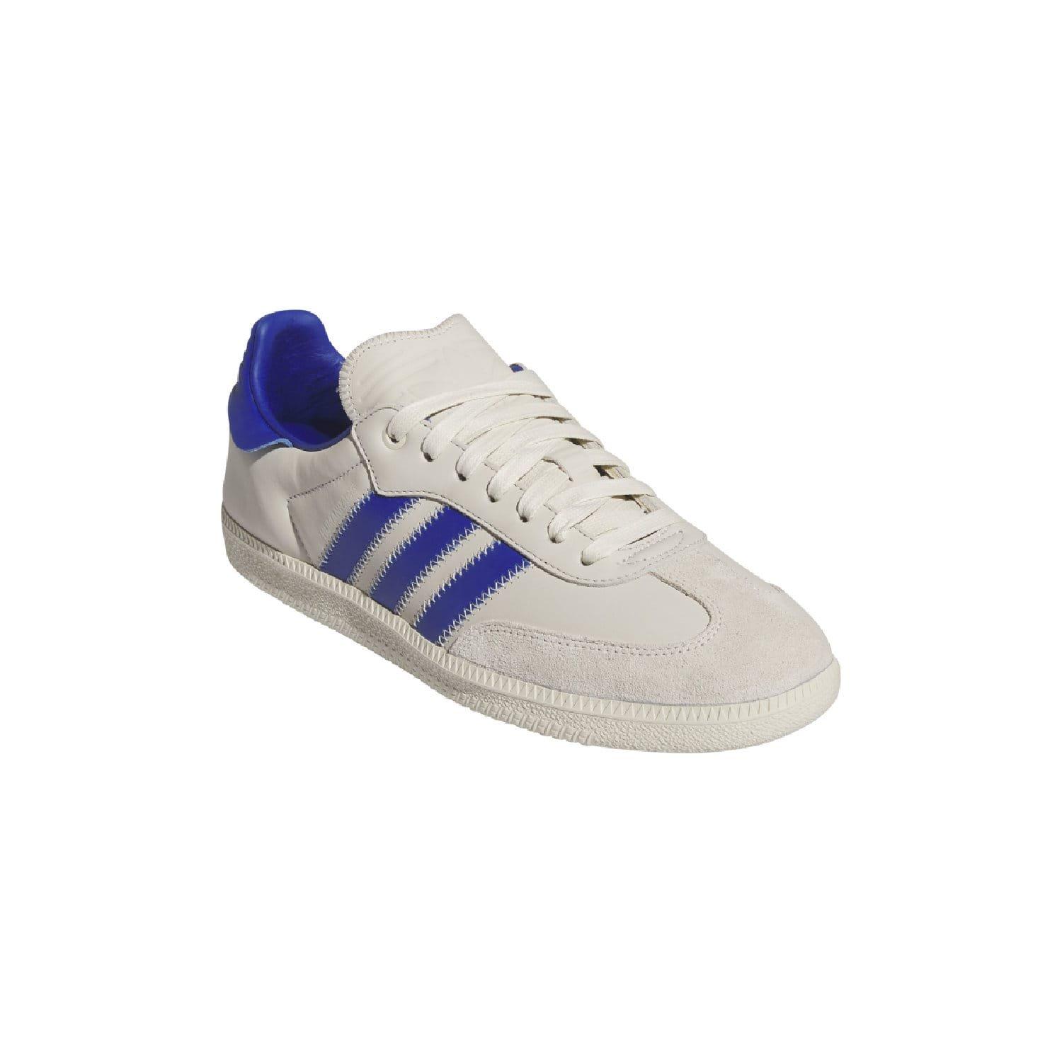 Tenisky adidas Originals White Blue 8015754 Pharrell Williams Humanrace Samba Trainers - 5
