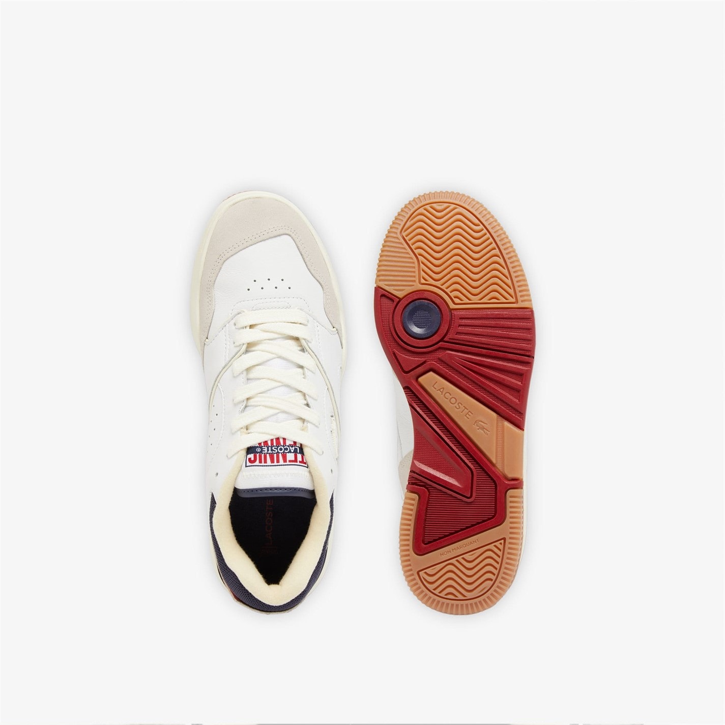 Tenisky Lacoste Off White 4995670 Lineshot Leather Trainers - 4