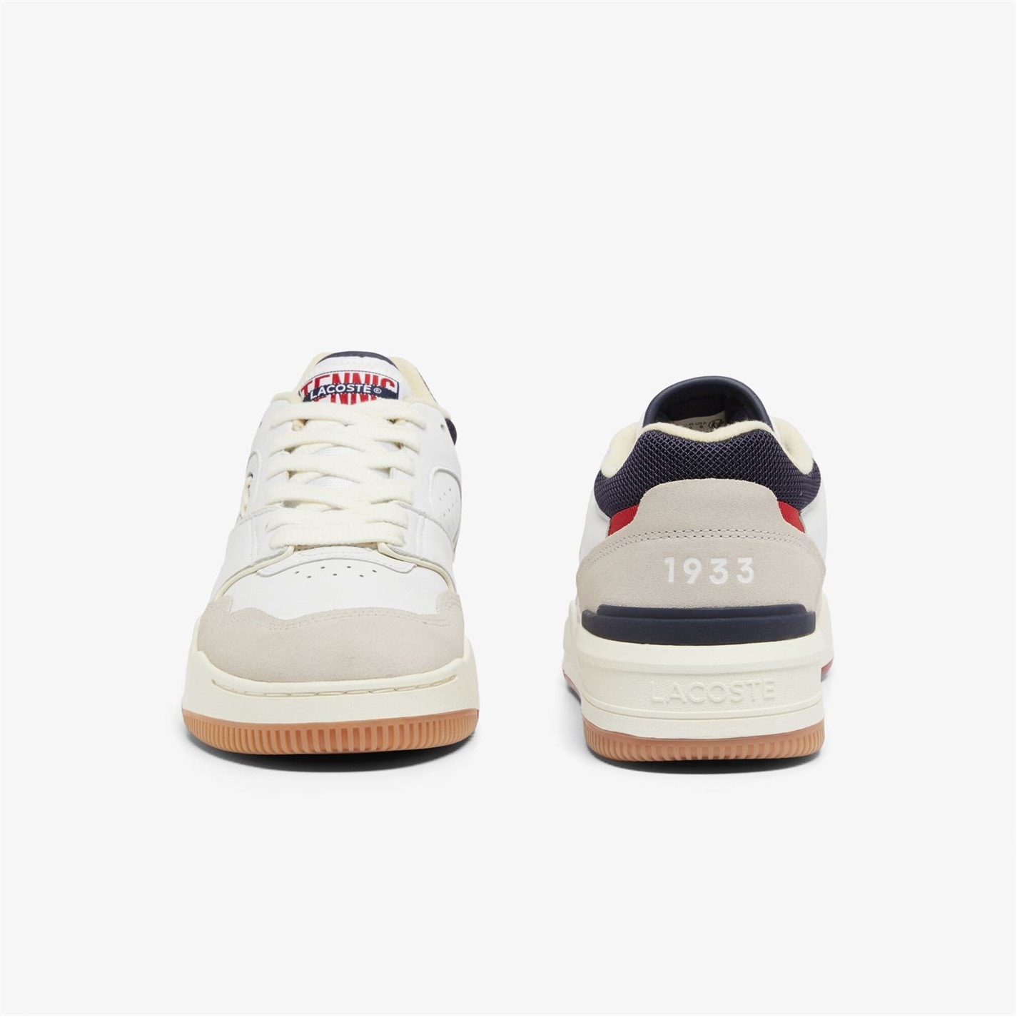 Tenisky Lacoste Off White 4995670 Lineshot Leather Trainers - 5