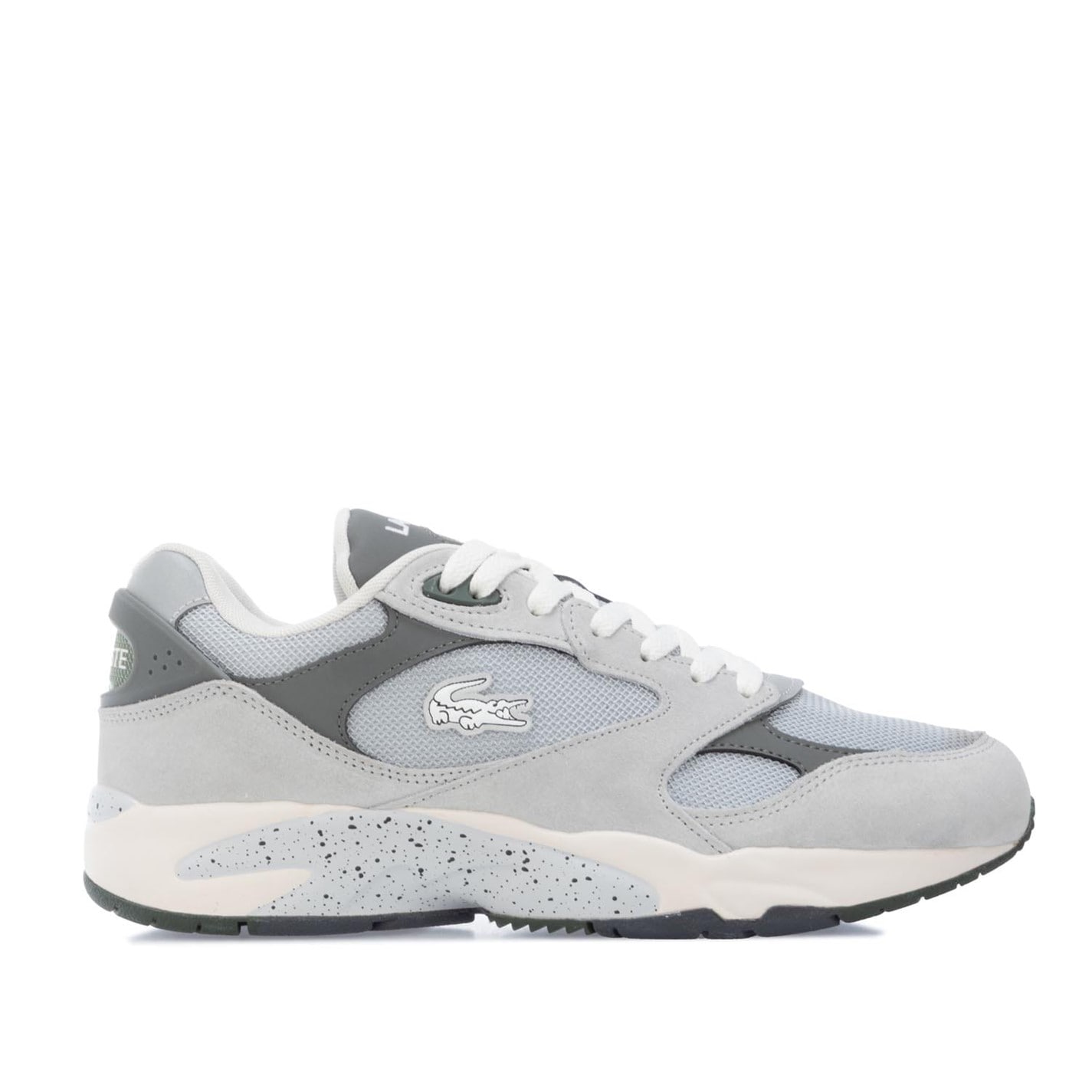 Tenisky Lacoste Grey 188565 Storm 96 Vintage Leather Trainers - 1