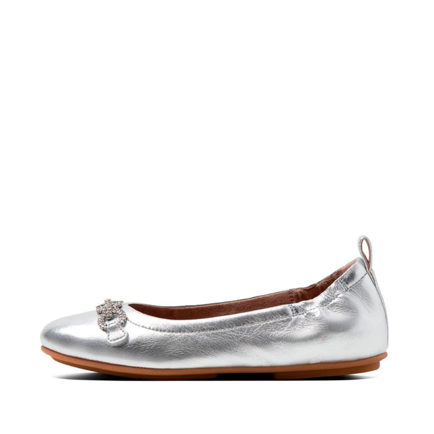 Tenisky Fitflop Silver 901680 Allegro Sparkle Ballerina Pumps - 1
