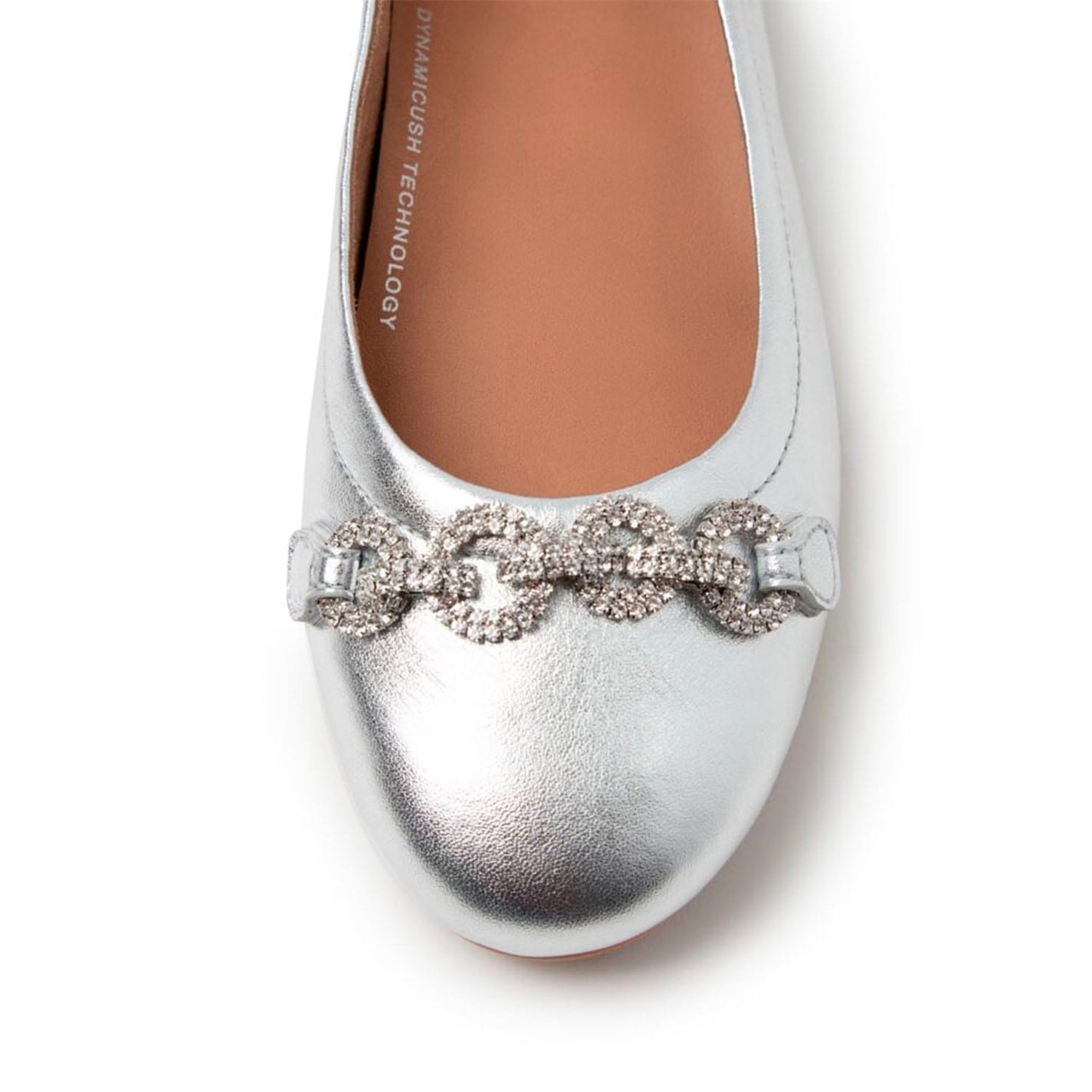 Tenisky Fitflop Silver 901680 Allegro Sparkle Ballerina Pumps - 4