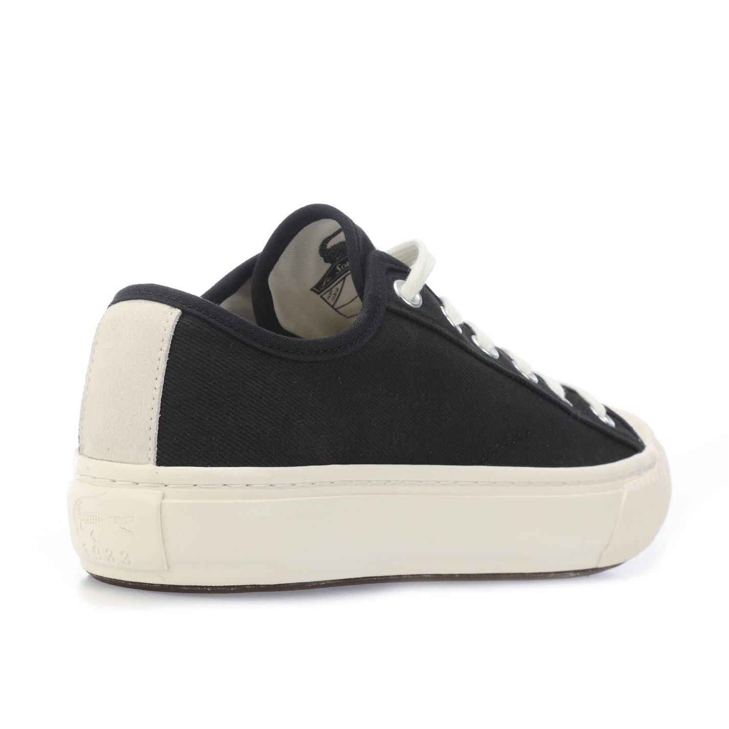 Tenisky Lacoste Black 939344 Backcourt 2.0 Canvas Low Trainers - 3