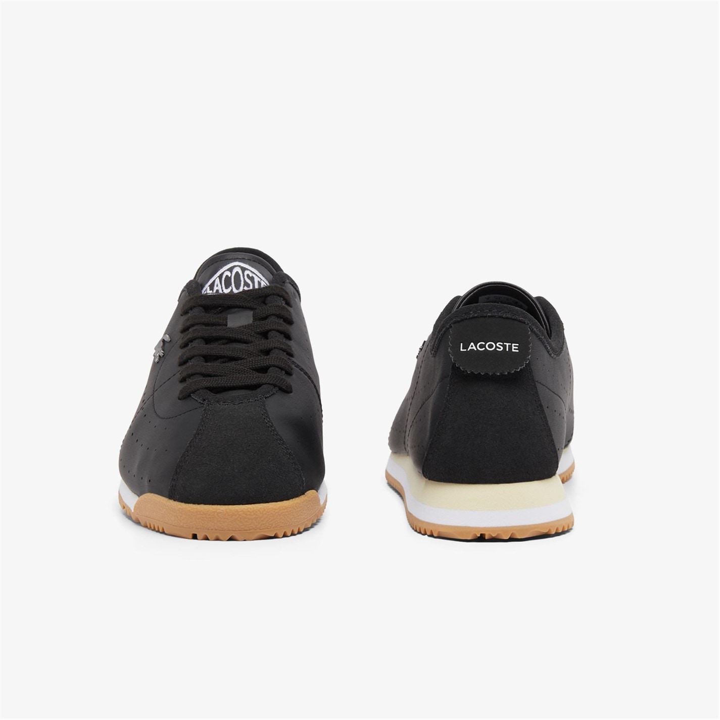 Tenisky Lacoste Black 2246034 Club-Low Leather Trainers - 5
