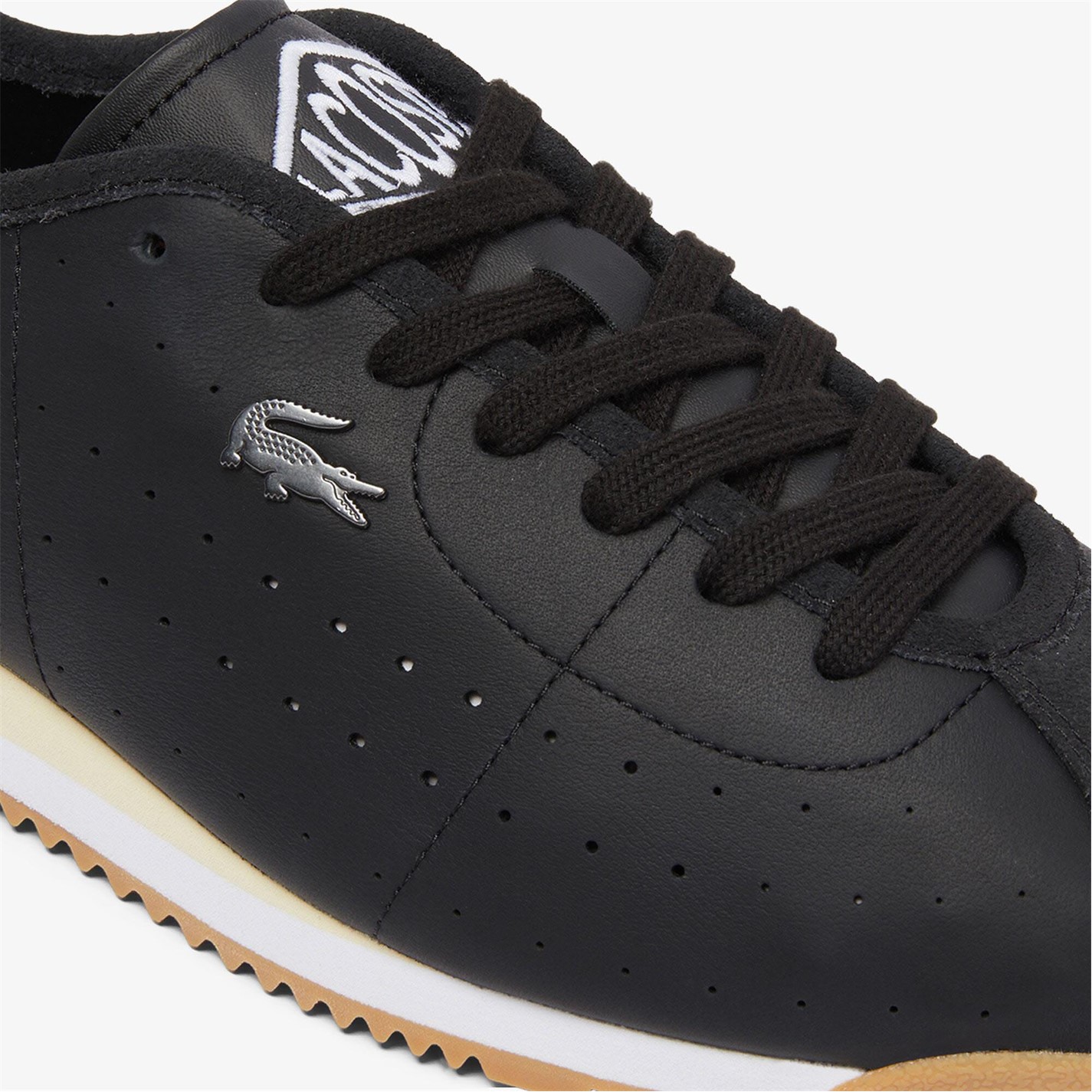 Tenisky Lacoste Black 2246034 Club-Low Leather Trainers - 6