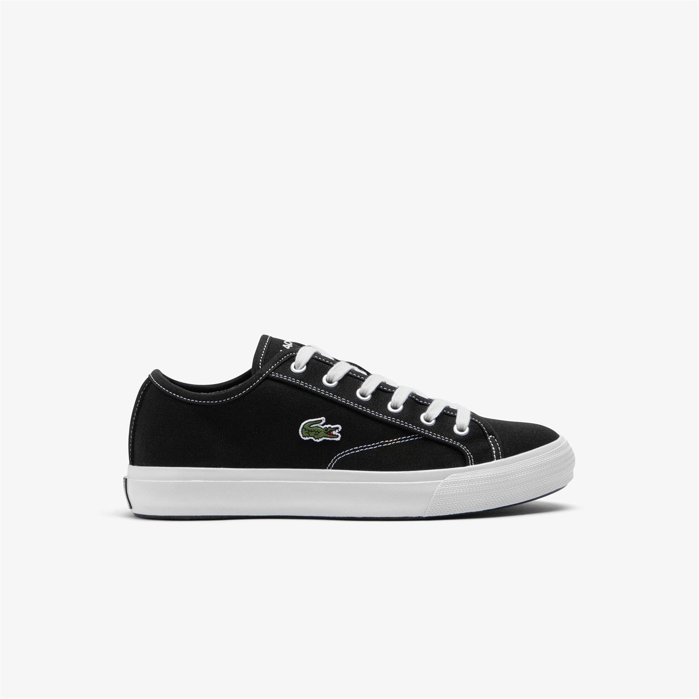 Tenisky Lacoste Black 3449592 Backcourt Canvas Low Trainers - 1