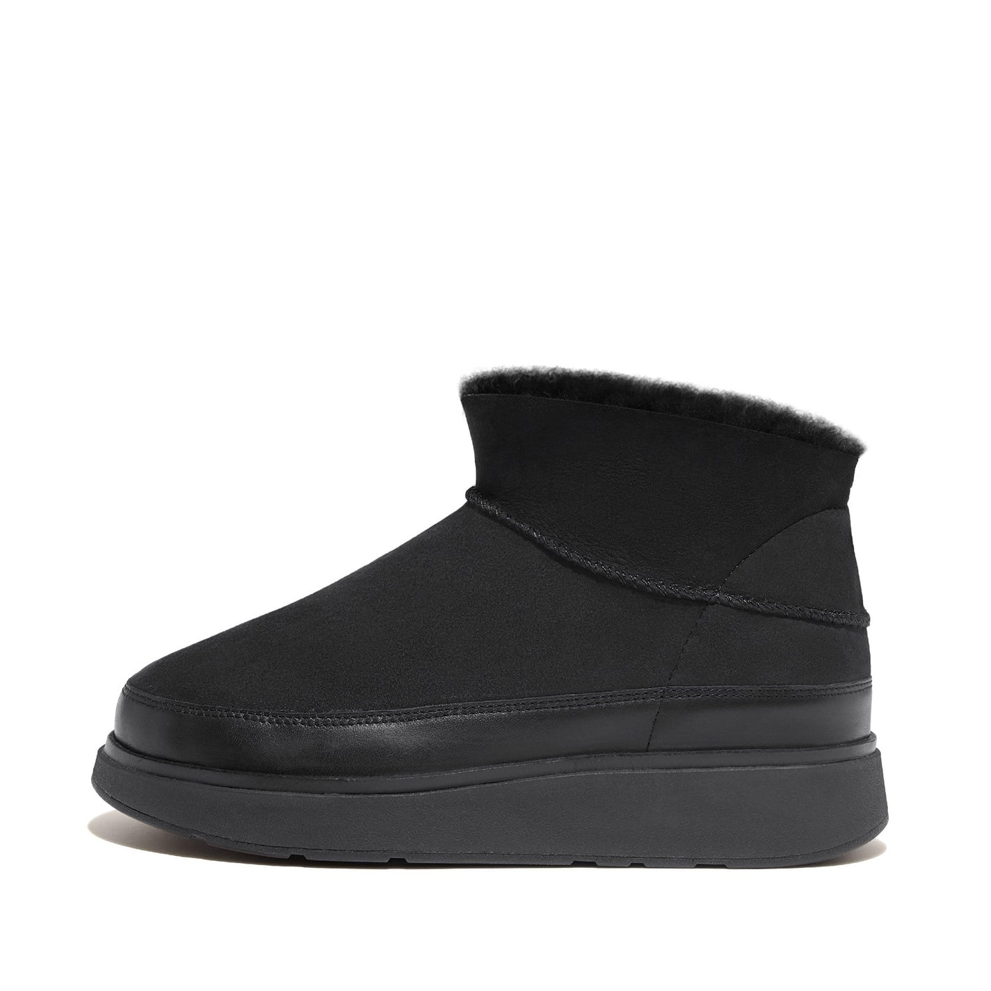 Topánky Fitflop Black 1462960 Gen-FF Ultra Mini Double Faced Shearling Boots - 1