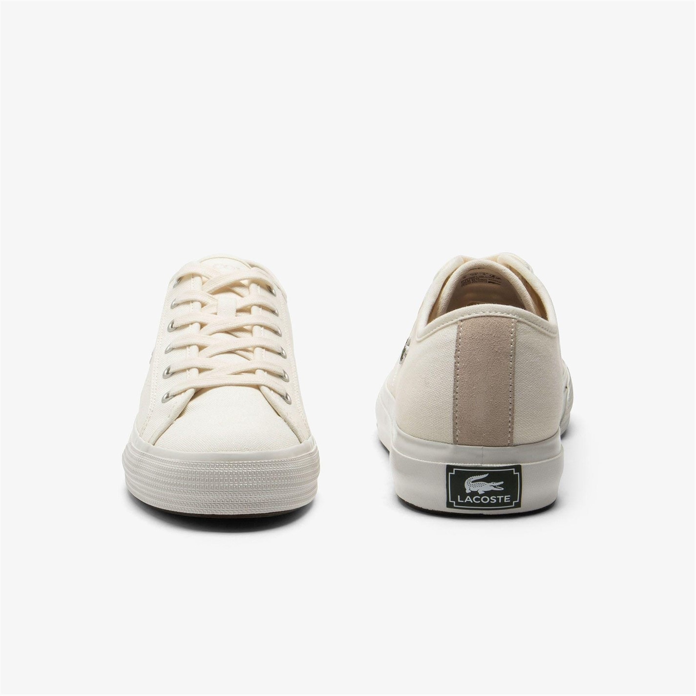 Tenisky Lacoste Beige 8615713 Backcourt Canvas Low Trainers - 5