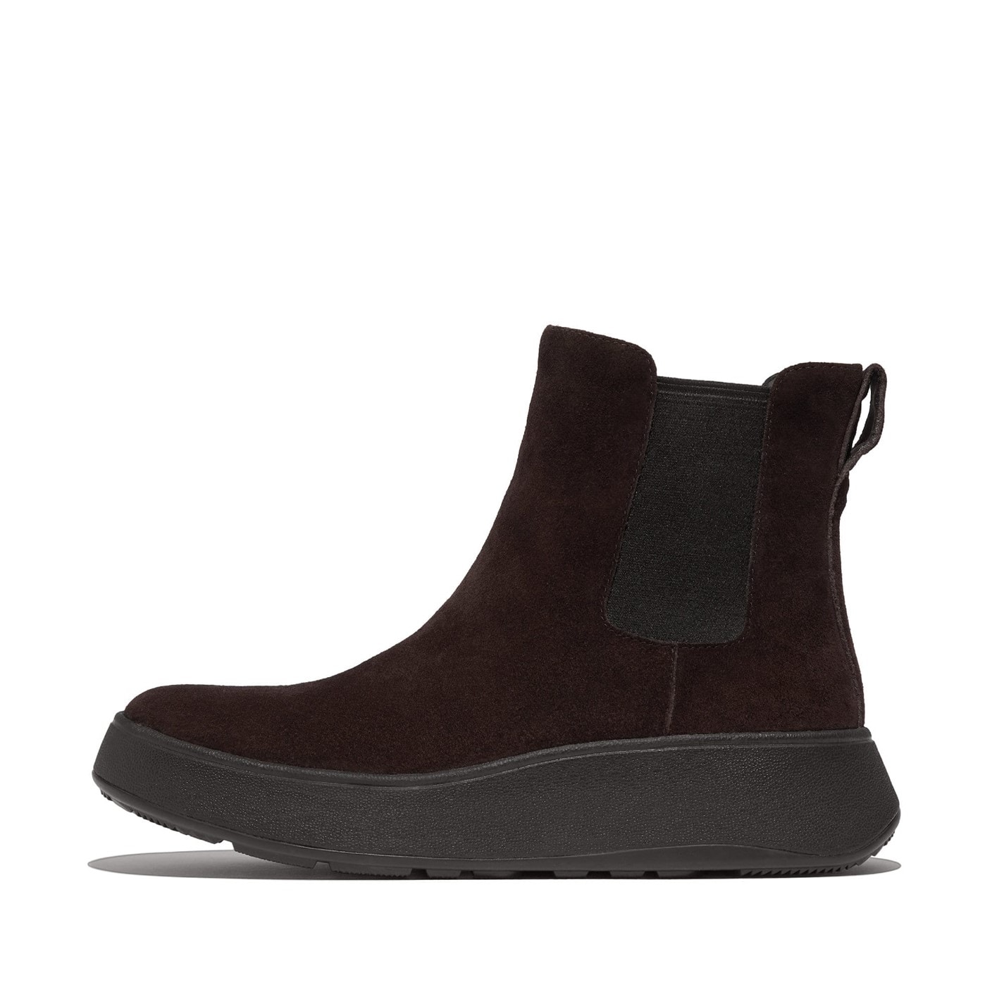 Topánky Fitflop Brown 986456 F-Mode Suede Flatform Chelsea Boots - 1