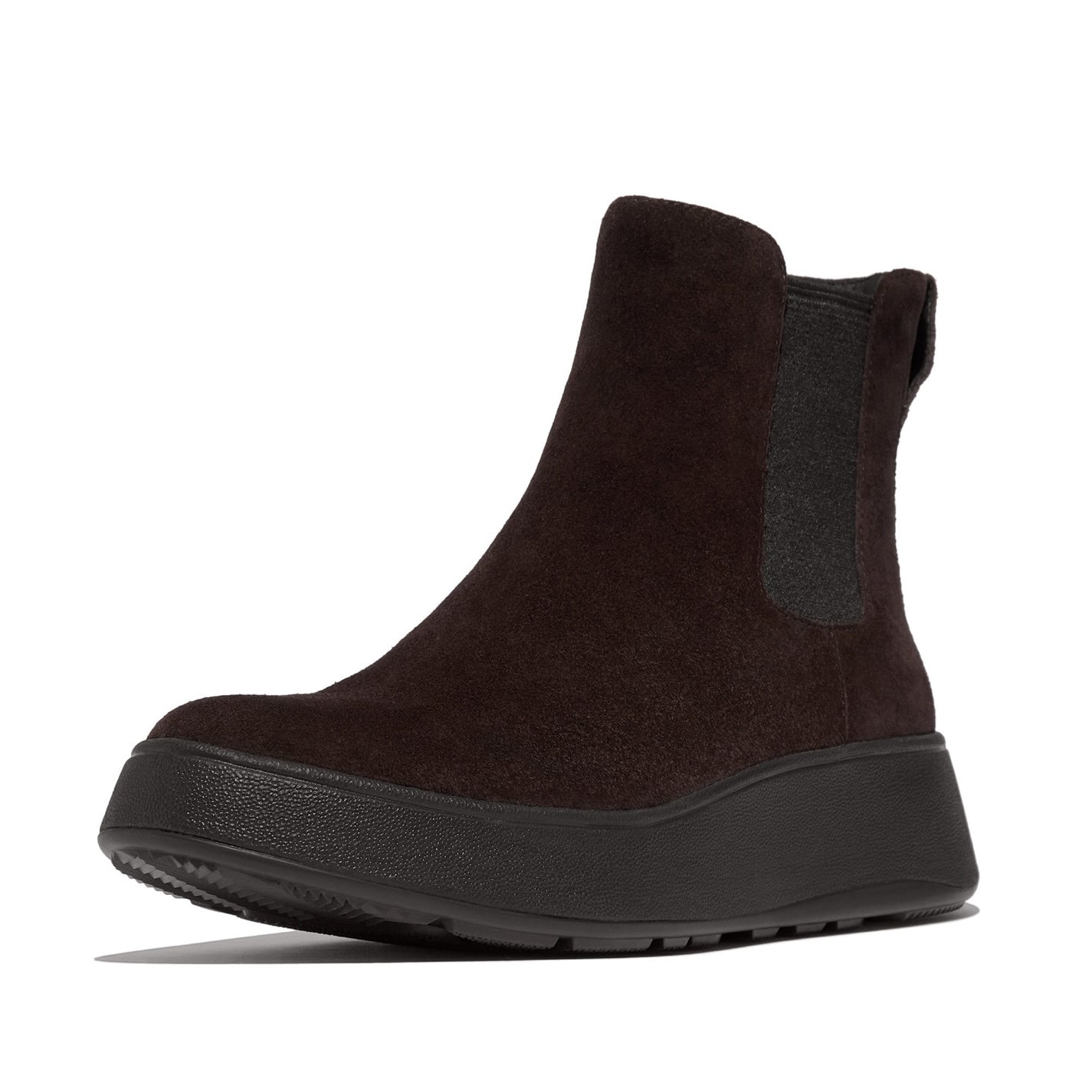 Topánky Fitflop Brown 986456 F-Mode Suede Flatform Chelsea Boots - 2