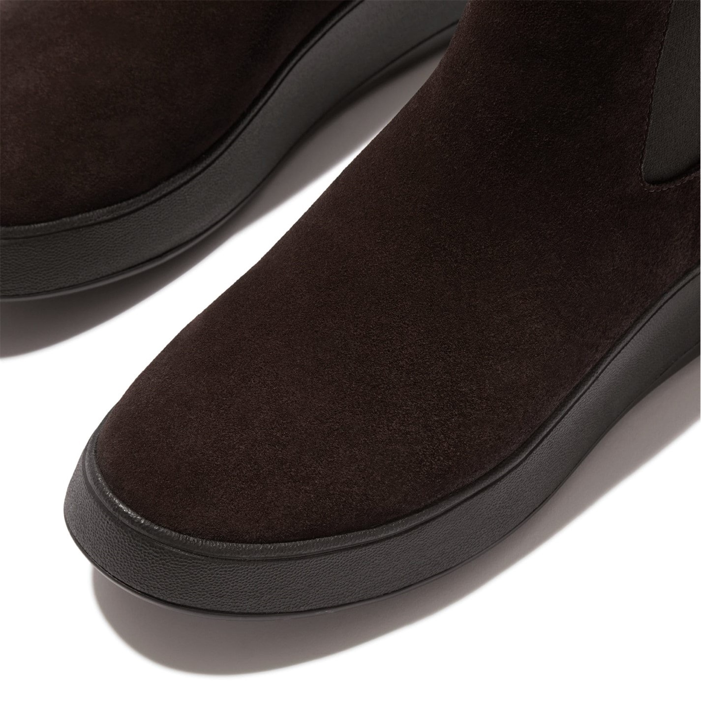 Topánky Fitflop Brown 986456 F-Mode Suede Flatform Chelsea Boots - 6