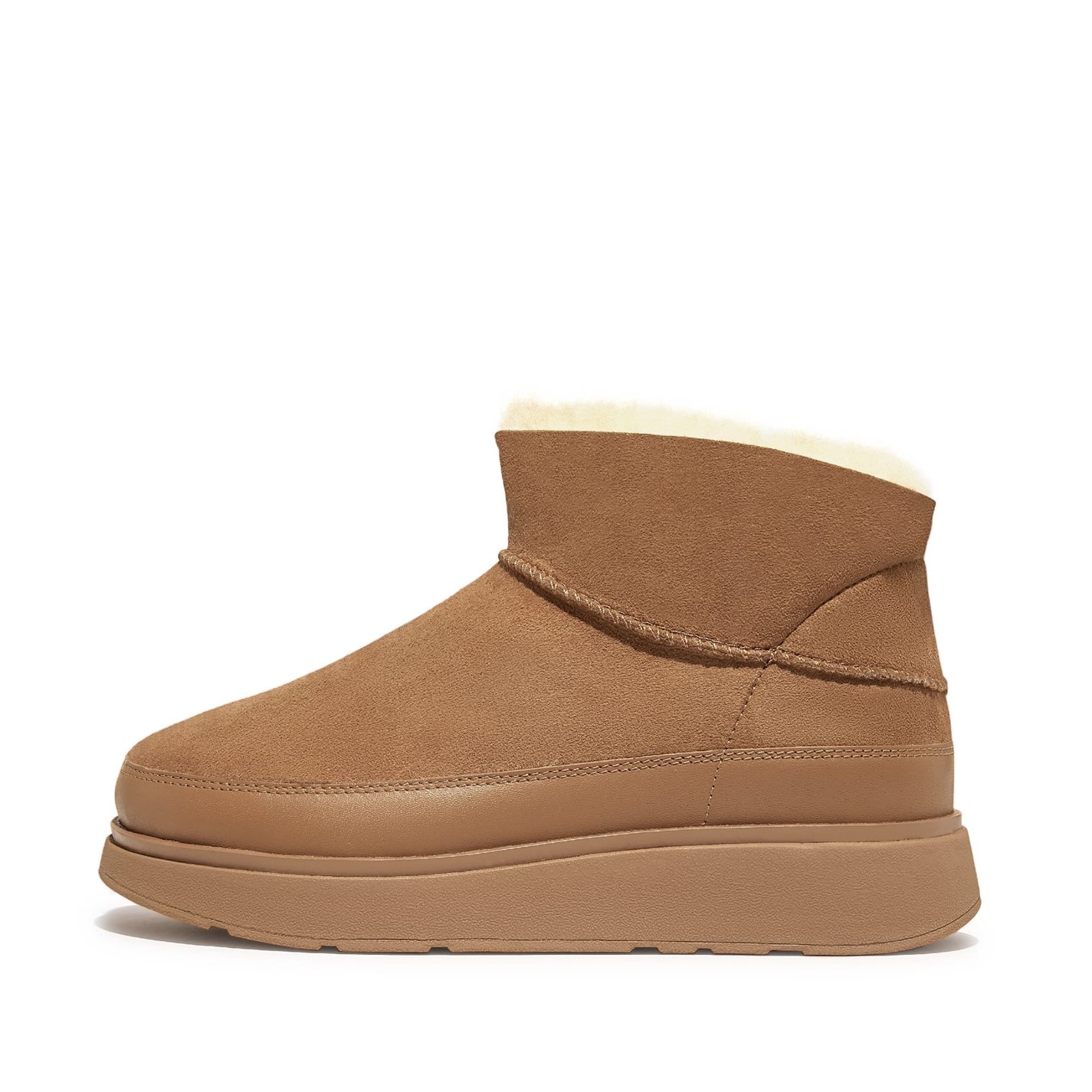 Topánky Fitflop Tan 7012468 Gen-FF Ultra Mini Double Faced Shearling Boots - 1