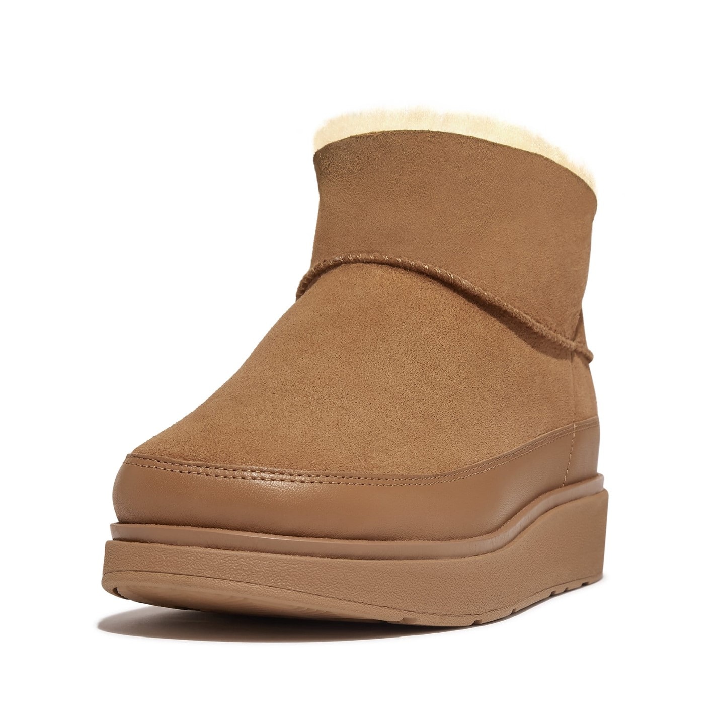 Topánky Fitflop Tan 7012468 Gen-FF Ultra Mini Double Faced Shearling Boots - 3