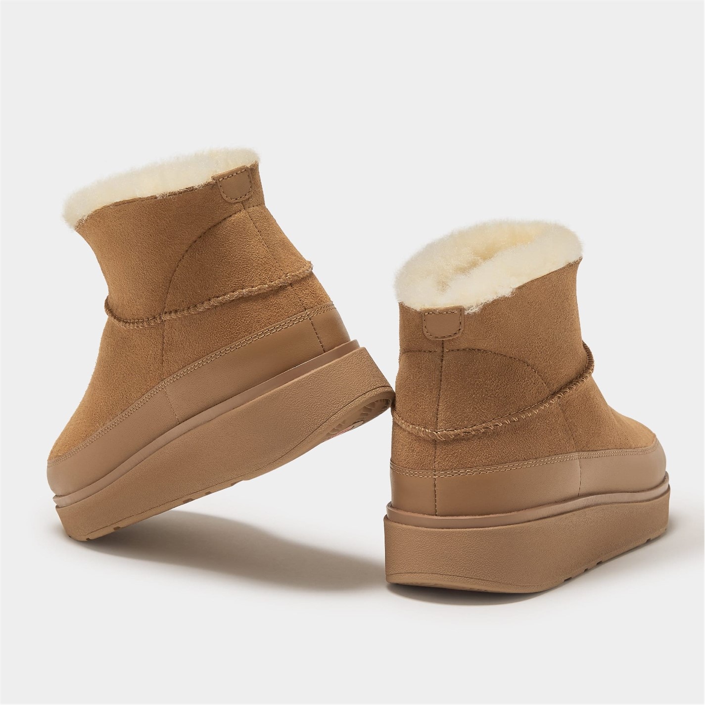 Topánky Fitflop Tan 7012468 Gen-FF Ultra Mini Double Faced Shearling Boots - 5