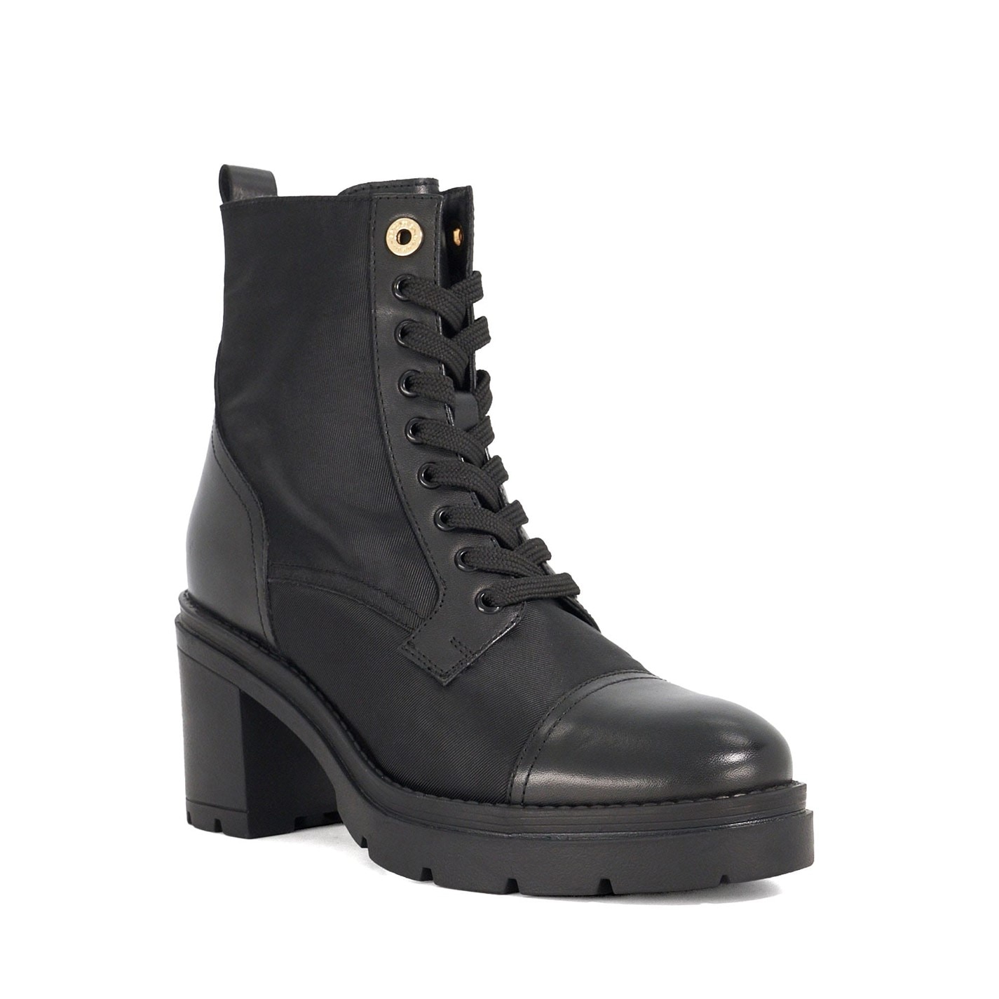 Topánky Dune London Black 1705054 Plotting Block Heel Ankle Boots - 2