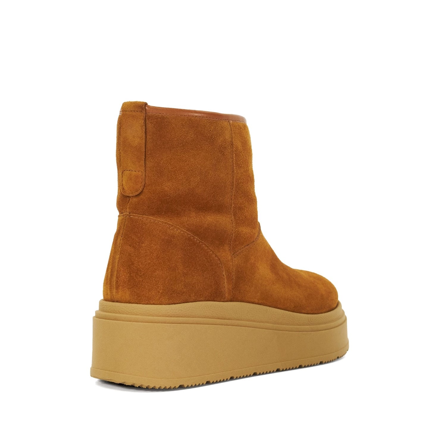 Topánky Dune London Tan 141761 Podsey Faux Shearling Lined Platform Boots - 3