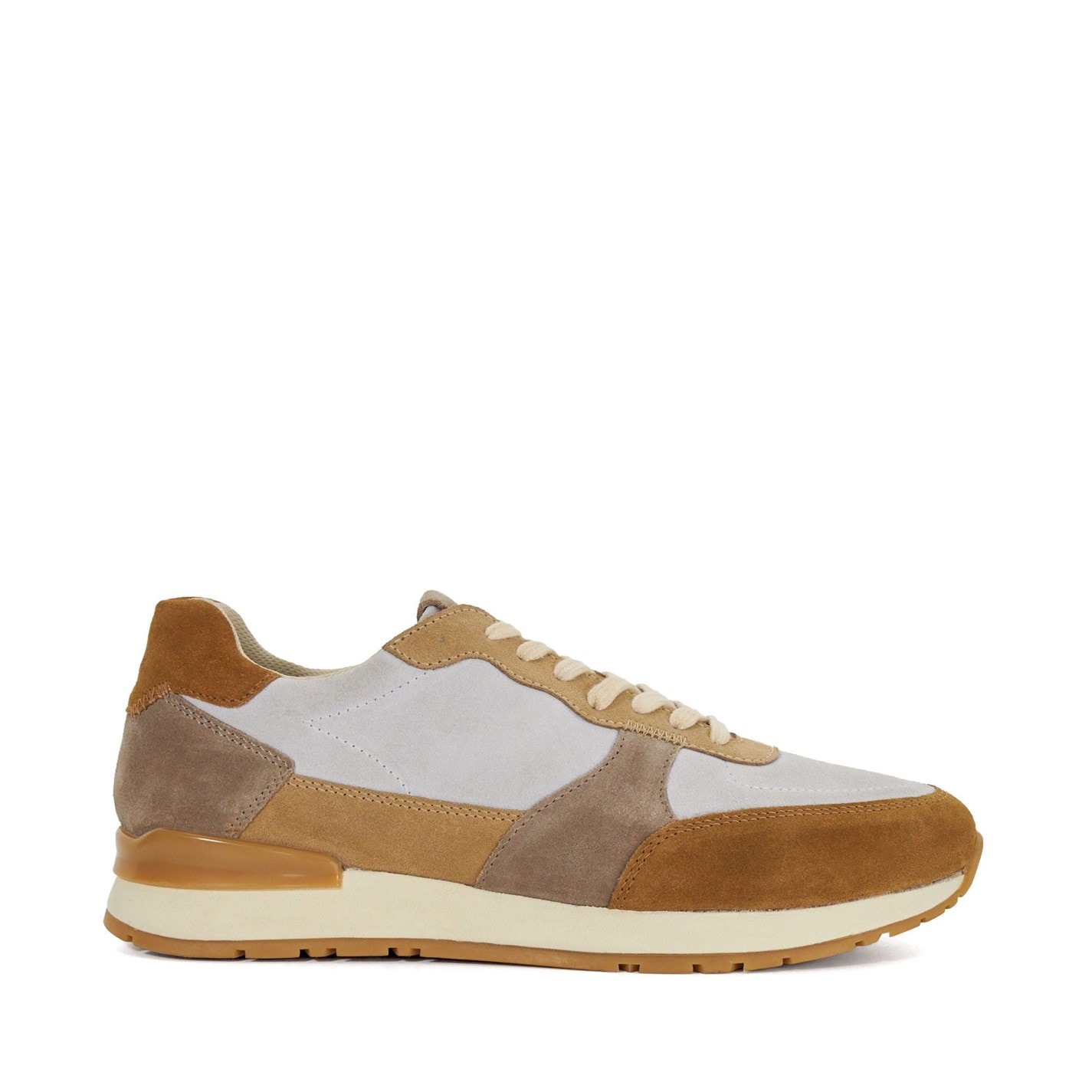 Tenisky Dune London Taupe 898706 Treaty Textured Lace Up Trainers - 1