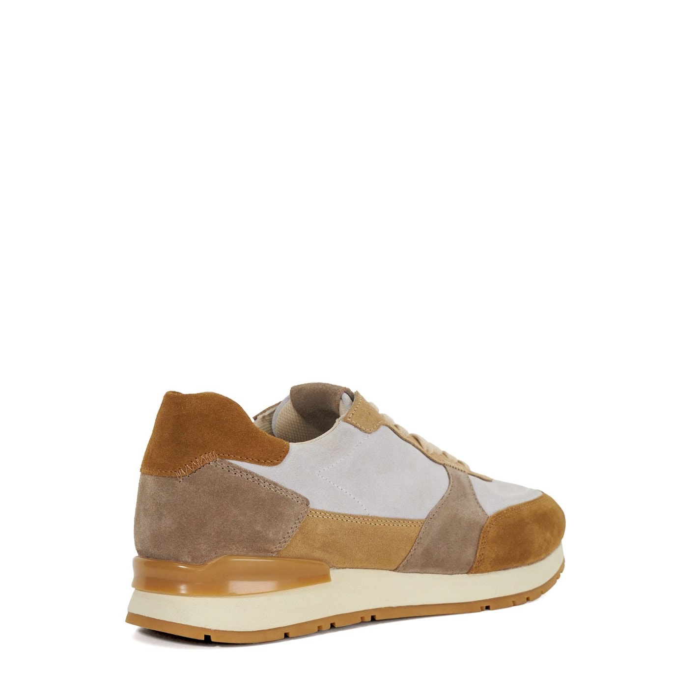 Tenisky Dune London Taupe 898706 Treaty Textured Lace Up Trainers - 3