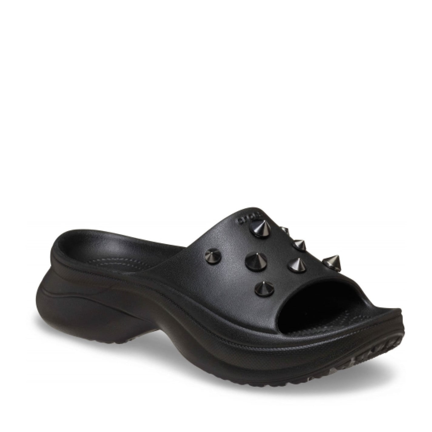 Crocs Black 1245176 Bae Studded Slide - 6