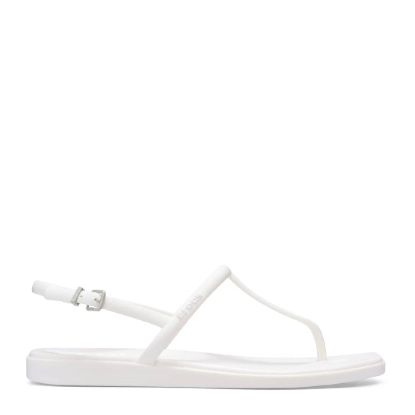 Crocs White 5150346 Miamai Thong Flip Sandals - 1