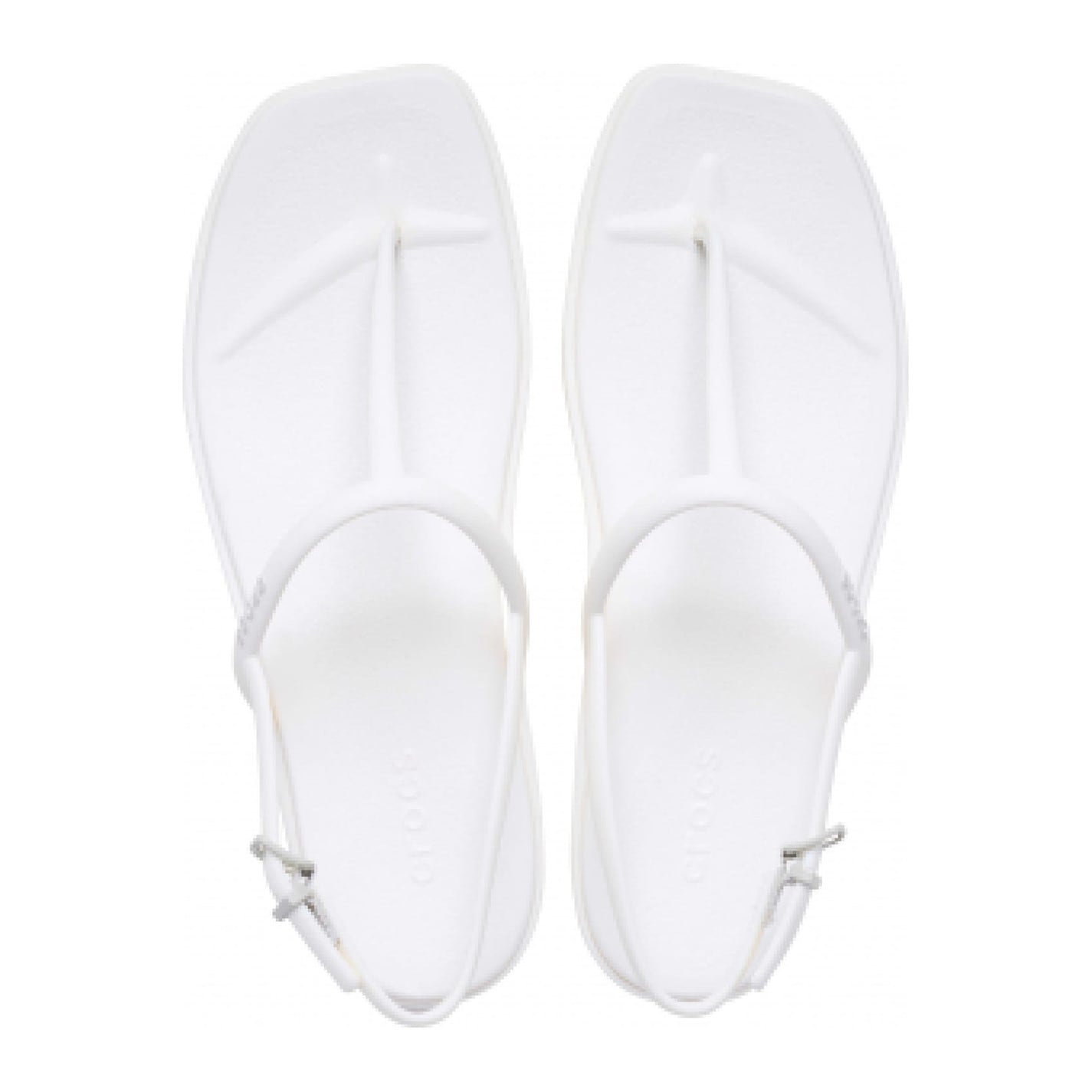 Crocs White 5150346 Miamai Thong Flip Sandals - 5