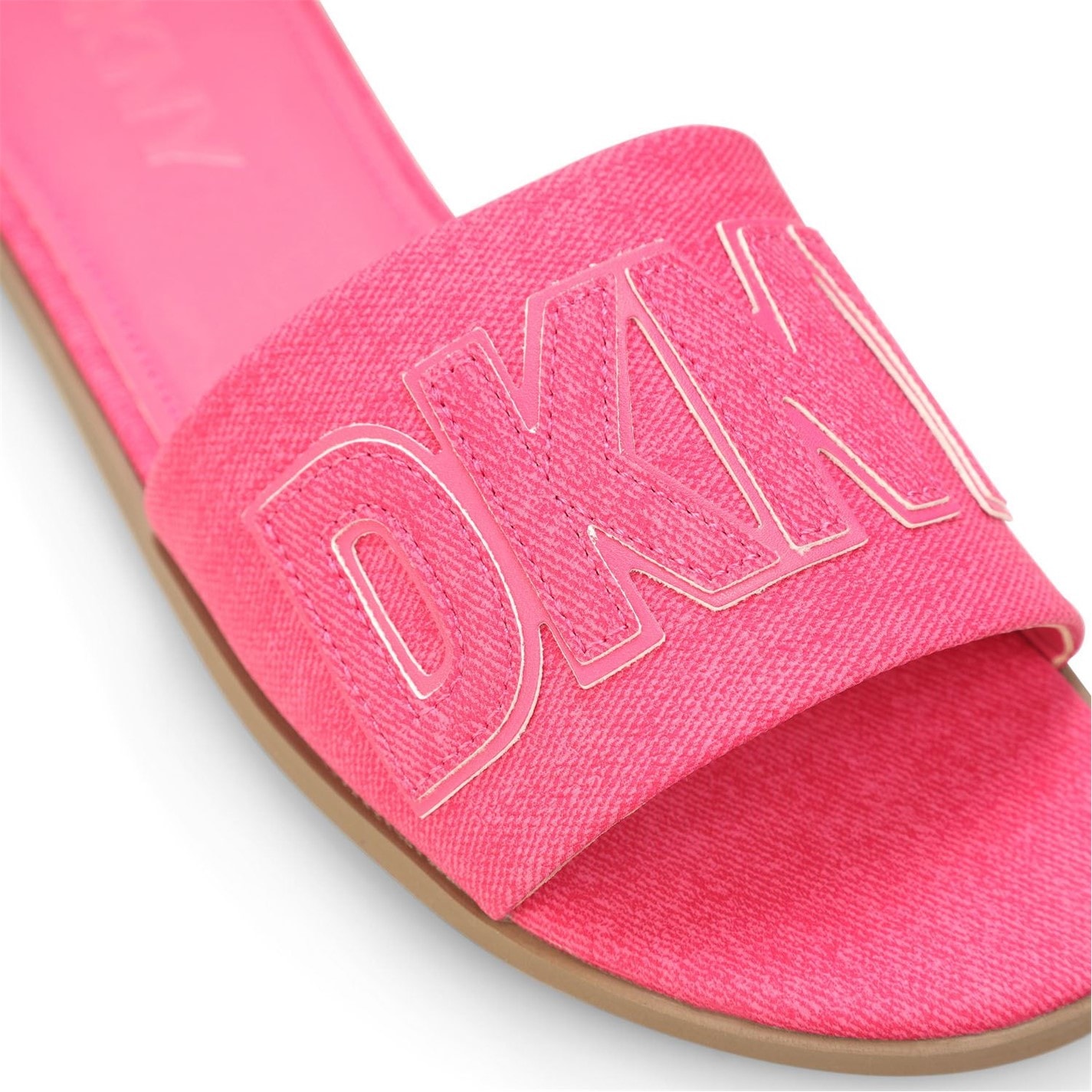 DKNY Pink 468976 Willow Flat Sliders - 4