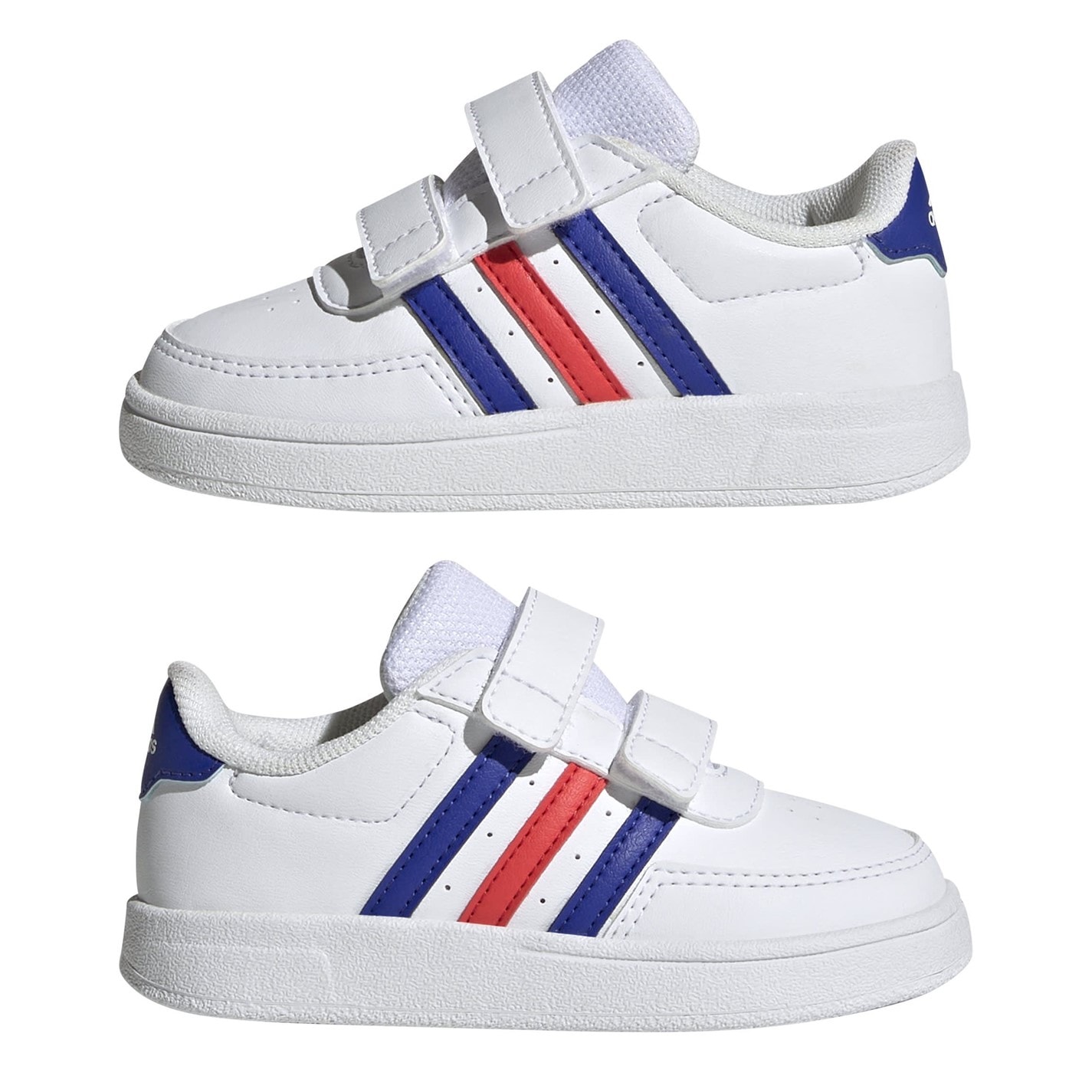 Tenisky adidas White 5217159 Unisex Kids' Breaknet Casual Low-Top Trainers - 9