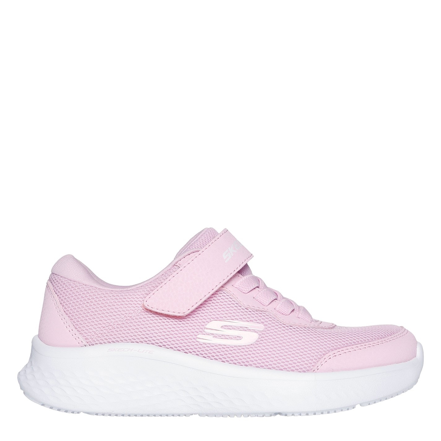 Tenisky Skechers Light Pink 585079 Skechers Gore And Strap Mesh Sneaker Low-Top Trainers Girls - 1